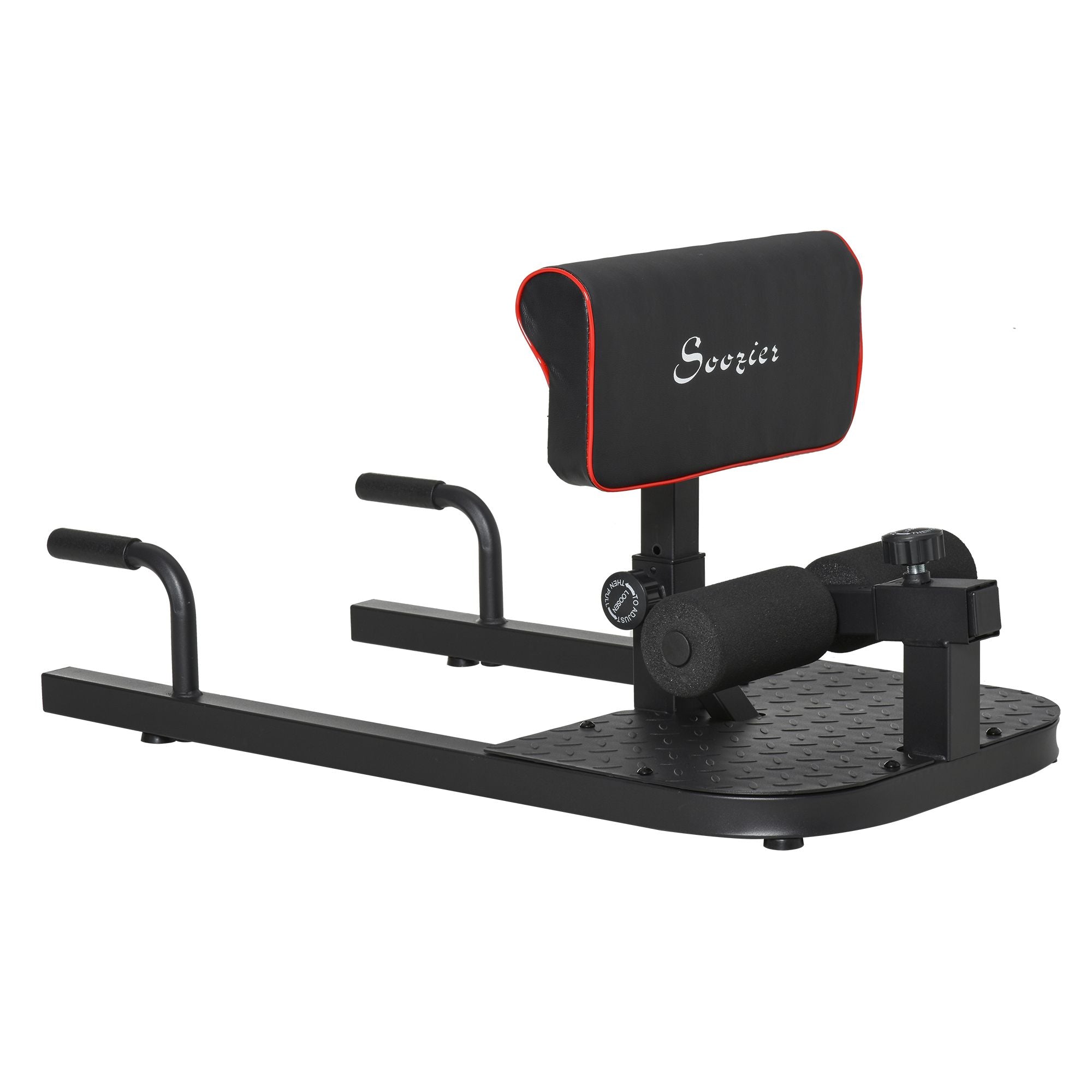 3 in 1 Padded Push Up Sit Up Squat Machine, Home Gym Fitness Equipment, Black