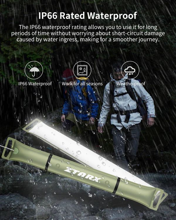 PuffyGlo USB Charging Inflatable LED Camping Light