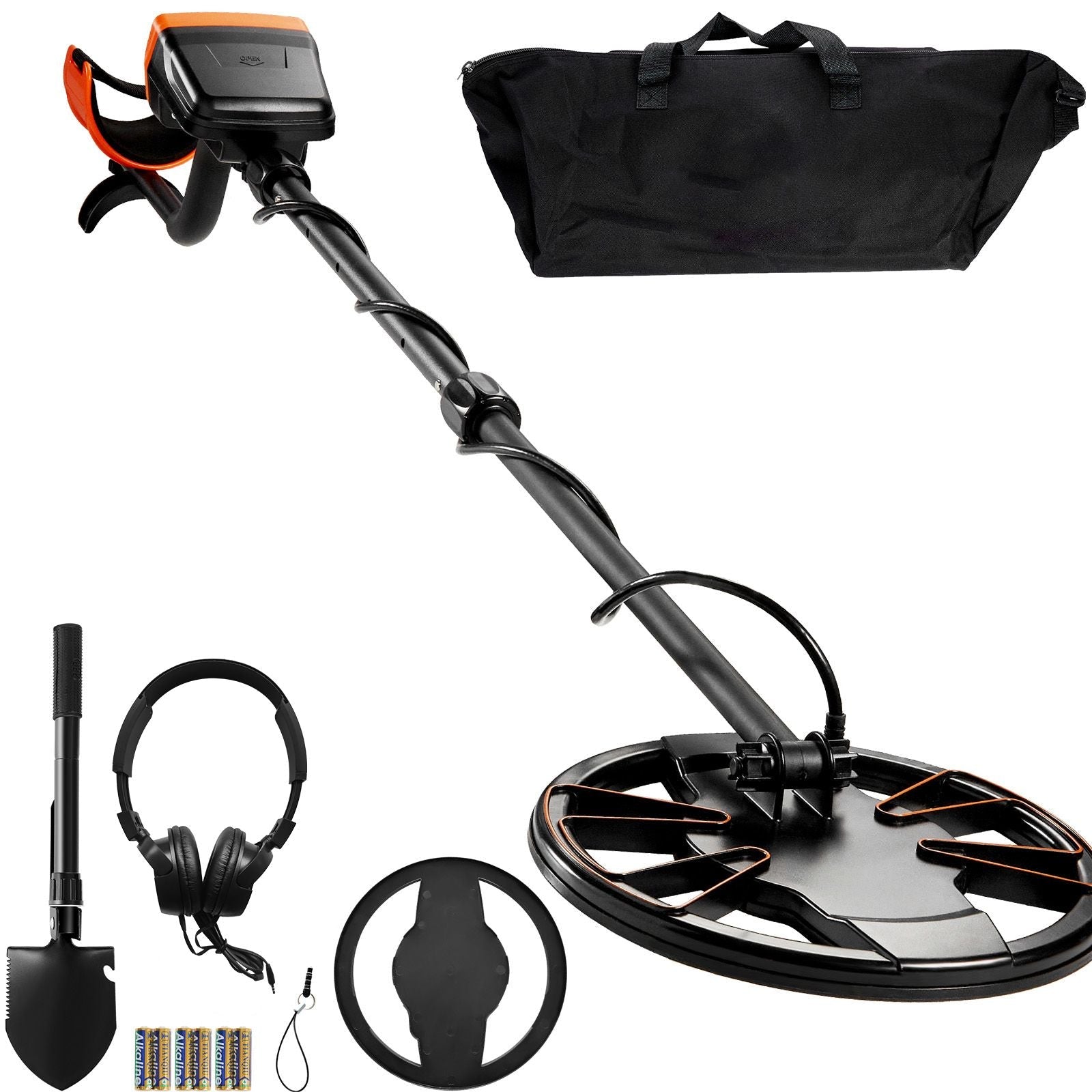 Metal Detector for Adults & Kids, 10 Inch Waterproof Search Coil with LCD Display 7 Modes, Adjustable 41''-52'' Aluminum Stem, DSP Chip Higher Accuracy Gold Detector 10'' Detection Depth