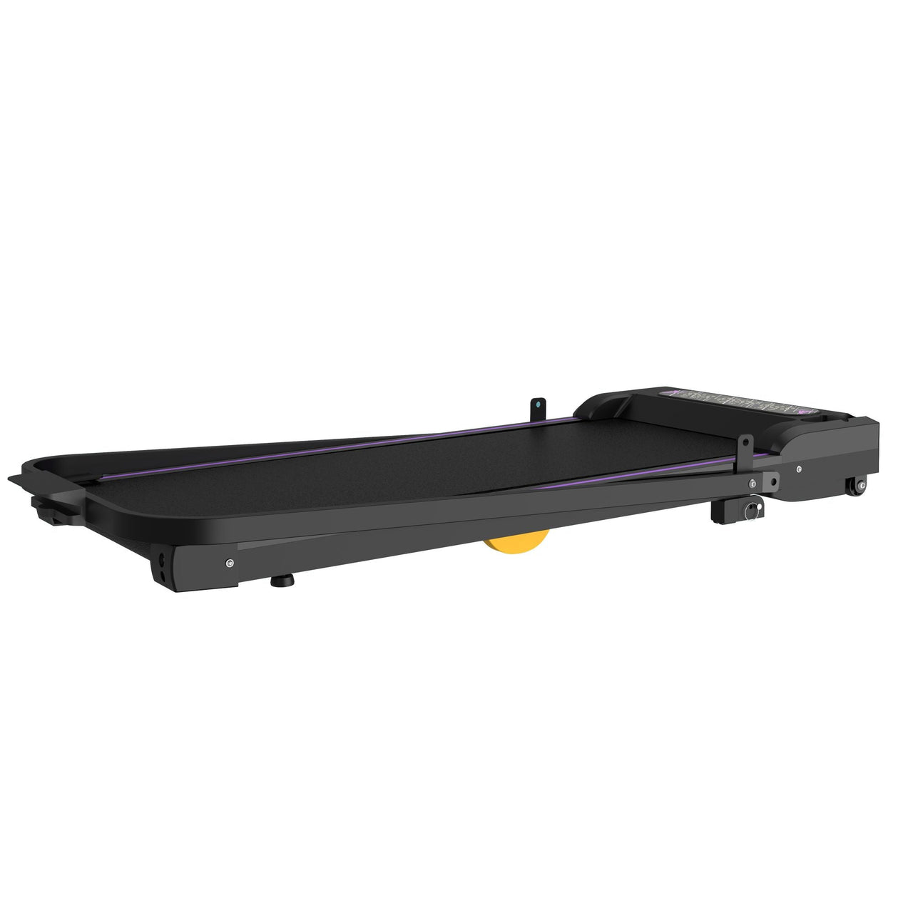 Under Desk Treadmill, Walking Pad, 2 in 1 Portable Treadmill with Handle Remote Control LED Display, Walking Jogging Machine for Home Office Use Black