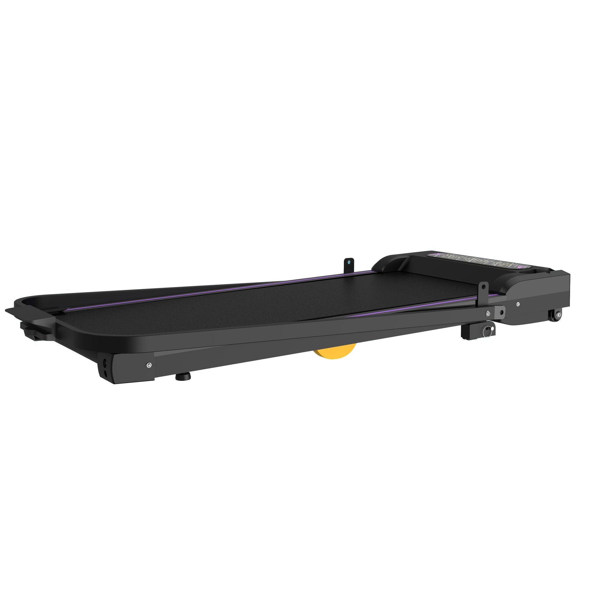 Under Desk Treadmill, Walking Pad, 2 in 1 Portable Treadmill with Handle Remote Control LED Display, Walking Jogging Machine for Home Office Use Black