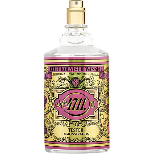 4711 FLORAL COLLECTION ROSE by 4711 EAU DE COLOGNE SPRAY 3.4 OZ *TESTER