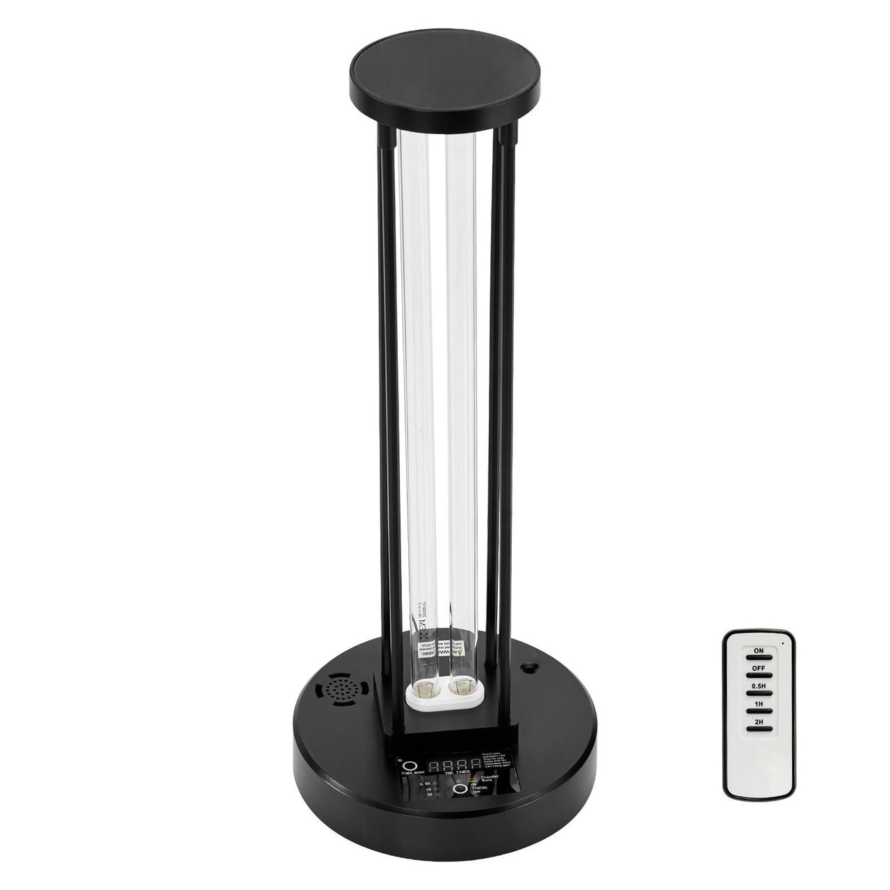 UV Light, 36W Ultraviolet Lamp with Ozone Purifier, UVC Lamp with 30/60/120 Minutes 3-Gear Timer and Remote Control, for Room up to 400 sqft, UVO Lights for Living Room, Bedroom, Hotel, School