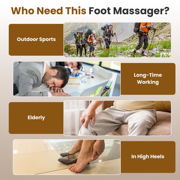 TENS & EMS Foot Massager with 10 Modes & 50 Intensity Levels - Electric Foot Stimulator for Neuropathy, Plantar Fasciitis & Pain Relief - 4 Electrode Pads for Full Body - Cordless with Remote Control