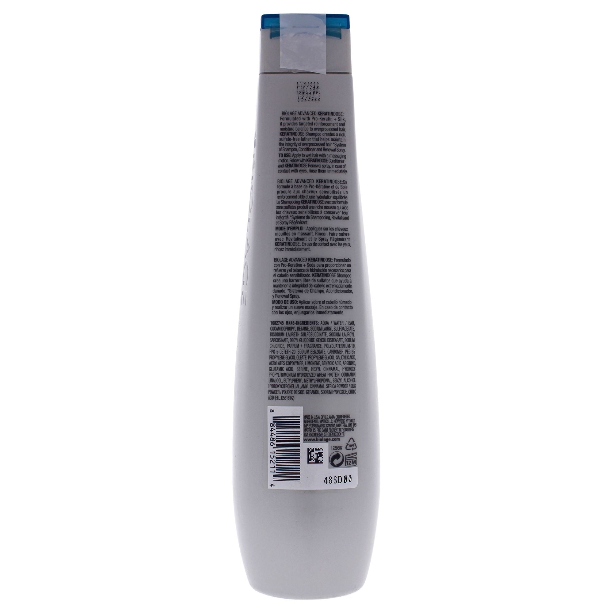 Biolage Keratin Dose Shampoo by Matrix for Unisex - 13.5 oz Shampoo