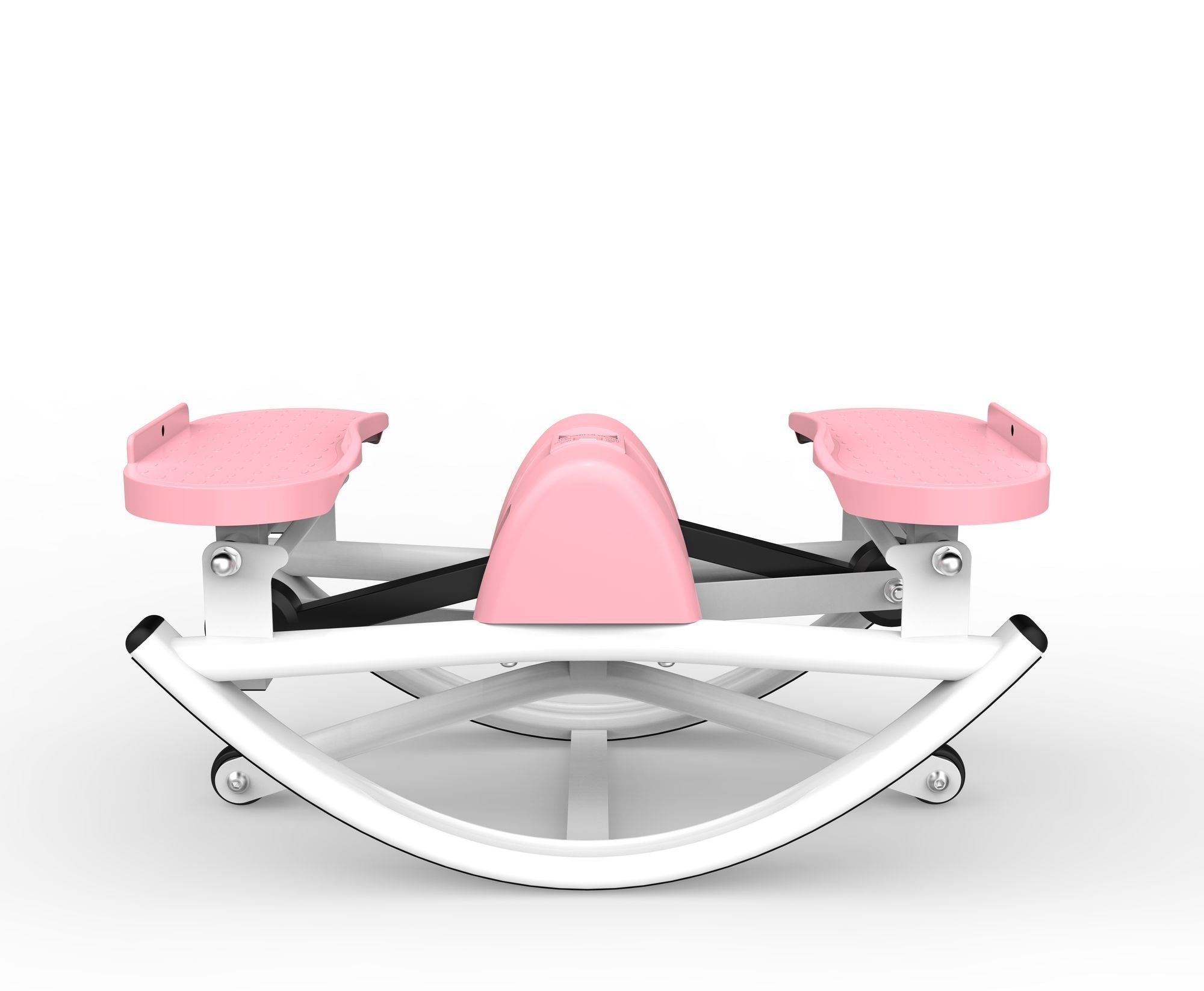 Lateral Stepper for Exercise-Rocking Stepper Machine with Resistance Bands & Anti-Slip Mat and LCD Monitor, Professional Stair Stepper for Home Workout