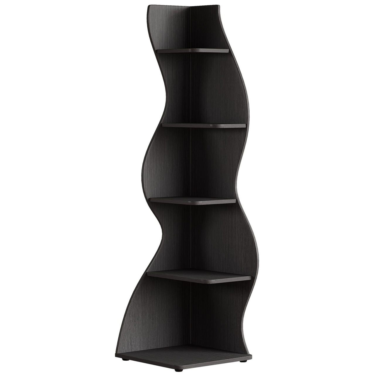 Modern Wall Corner Bookshelf Bookcase