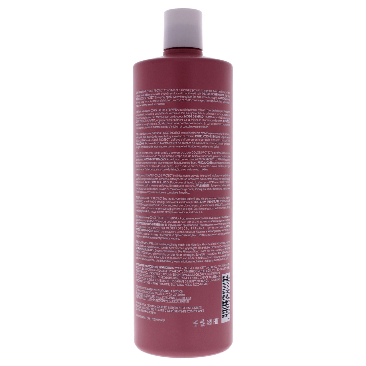 Color Protect Conditioner by Pravana for Unisex - 33.8 oz Conditioner