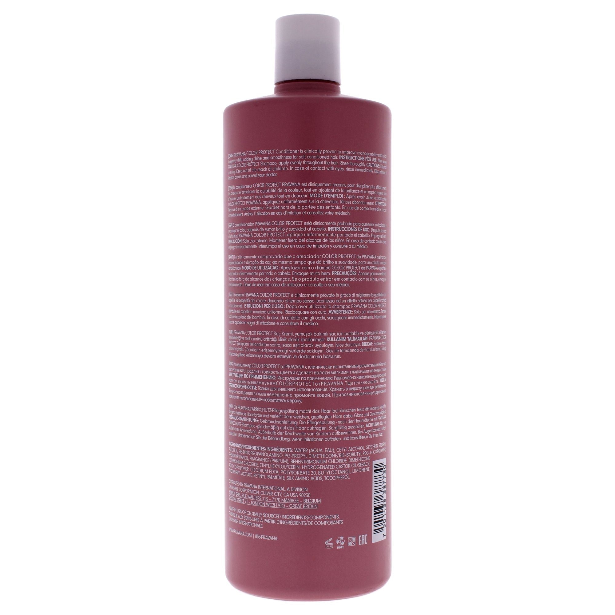 Color Protect Conditioner by Pravana for Unisex - 33.8 oz Conditioner