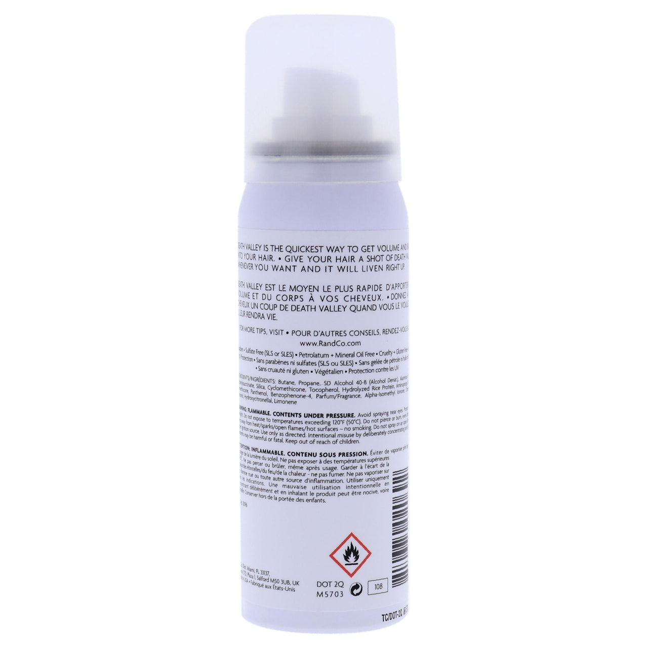 Death Valley Dry Shampoo by R+Co for Unisex - 1.6 oz Dry Shampoo