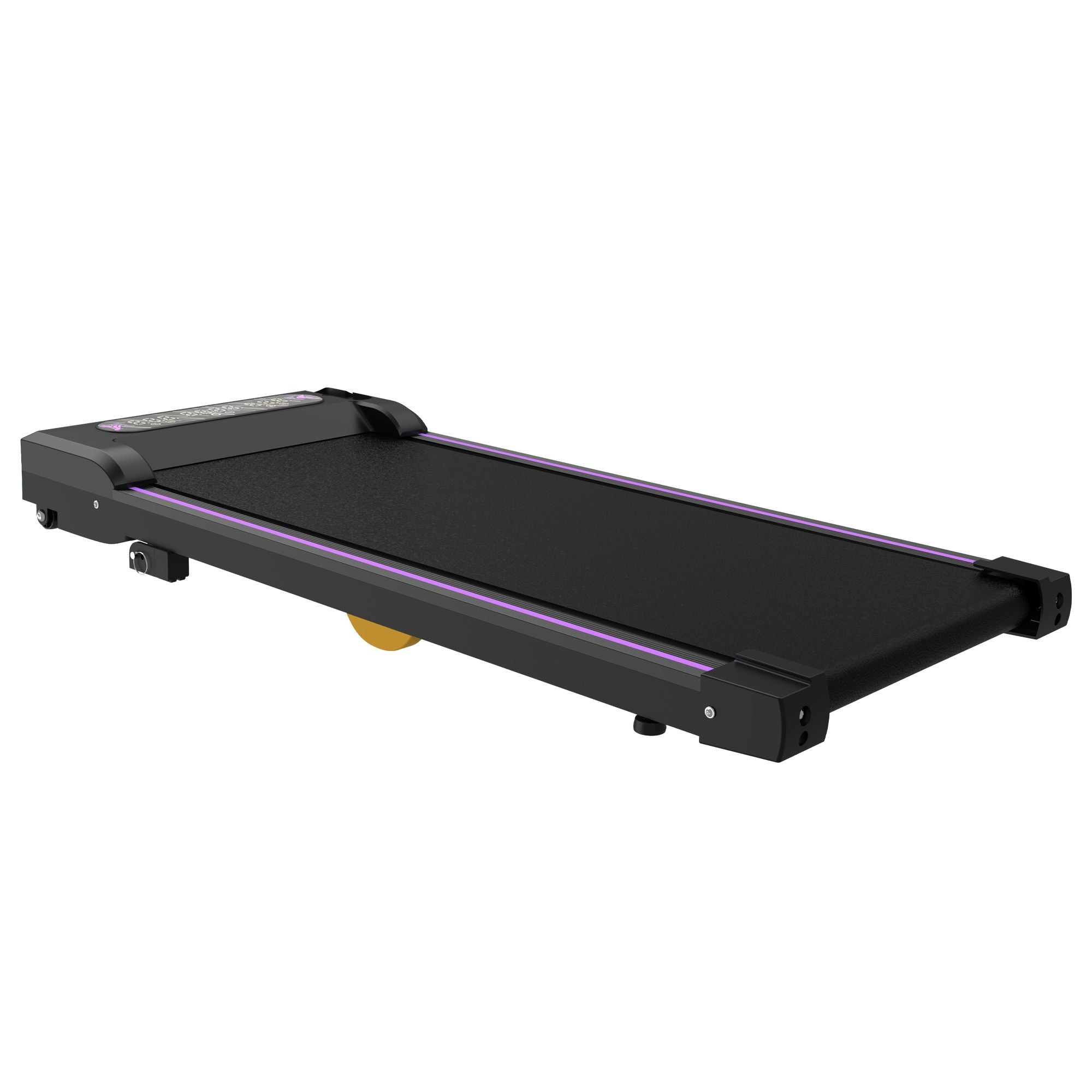 Under Desk Treadmill, Walking Pad, 2 in 1 Portable Treadmill with Handle Remote Control LED Display, Walking Jogging Machine for Home Office Use Black