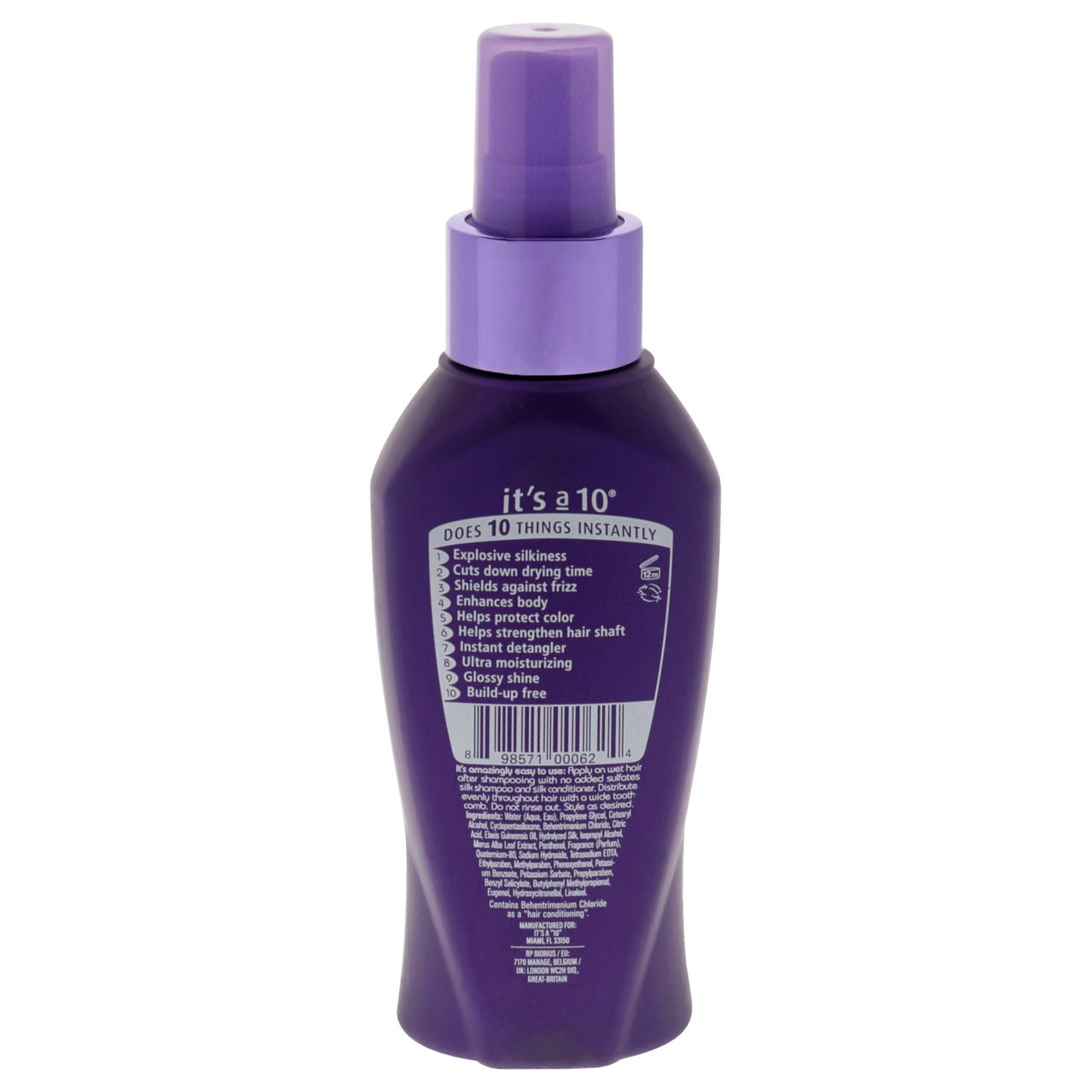 Silk Express Miracle Silk Leave-In by Its A 10 for Unisex - 4 oz Conditioner