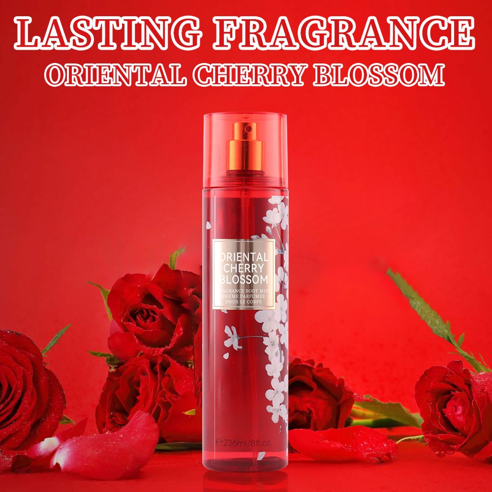 8 Fl.Oz/ Hair And Body Mist for Women, Floral Scented Spray, Refreshing Body Mist, Enduring Fragrance, Ideal for Everyday Use, Dates, Celebrations, And Gifting