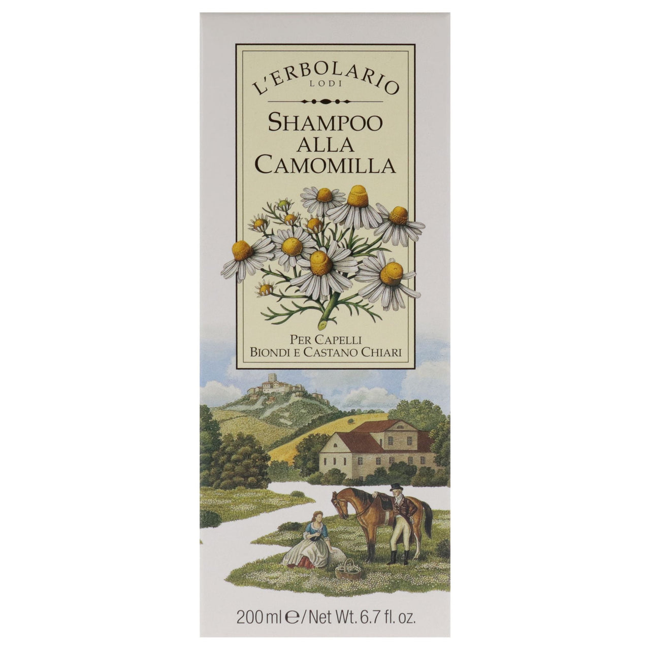 Blond and Light Brown Hair Shampoo - Chamomile by LErbolario for Unisex - 6.7 oz Shampoo