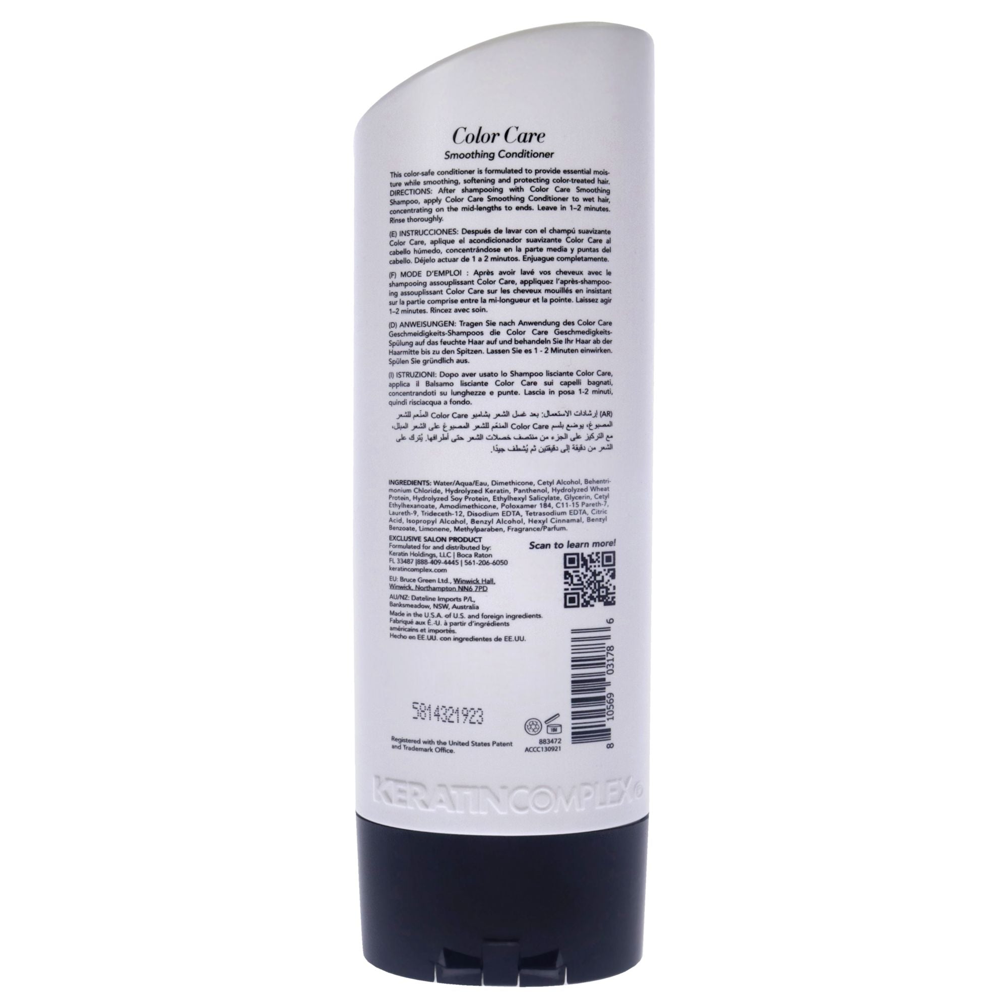 Keratin Color Care Smoothing Conditioner by Keratin Complex for Unisex - 13.5 oz Conditioner