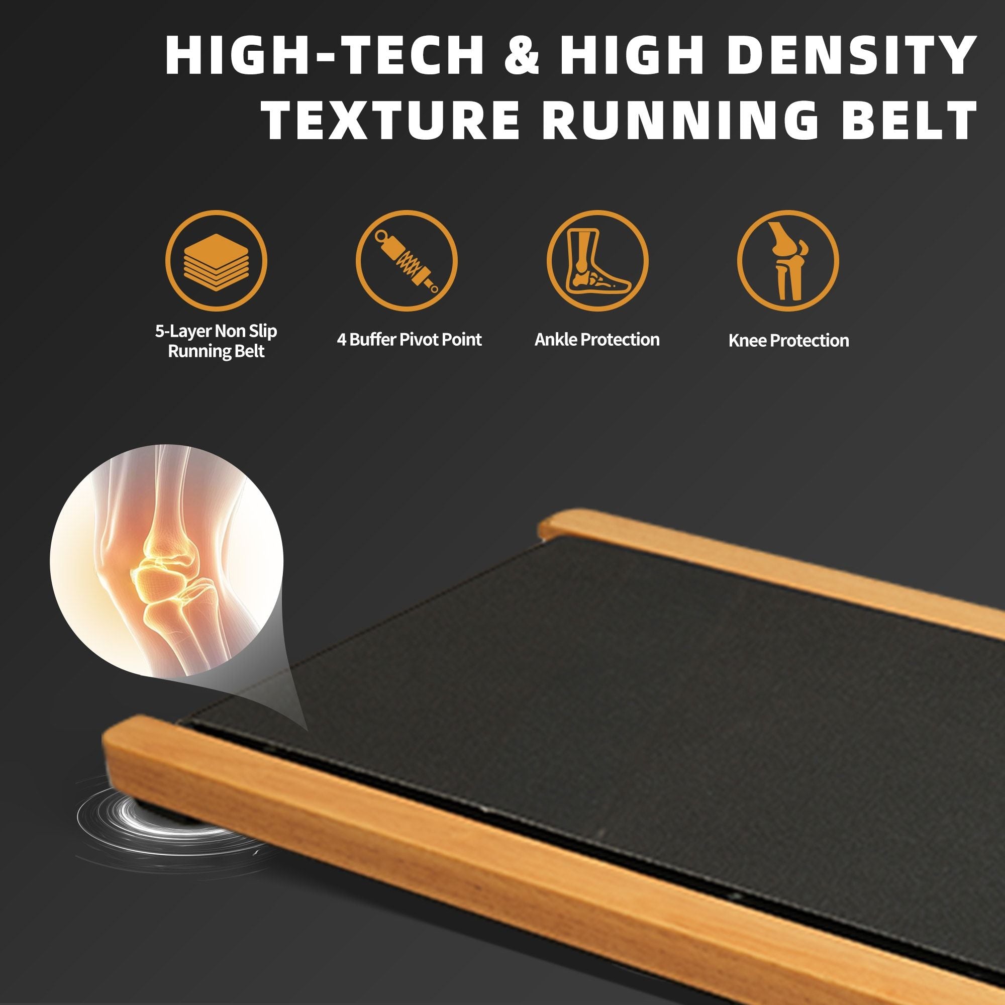 6% Incline Walking Pad Treadmill - Portable Compact Treadmills Under Desk Treadmill, Incline Treadmills for Home Office, Upright Stand, 1HP Portable Treadmill with 220 lbs Capacity, LED Display