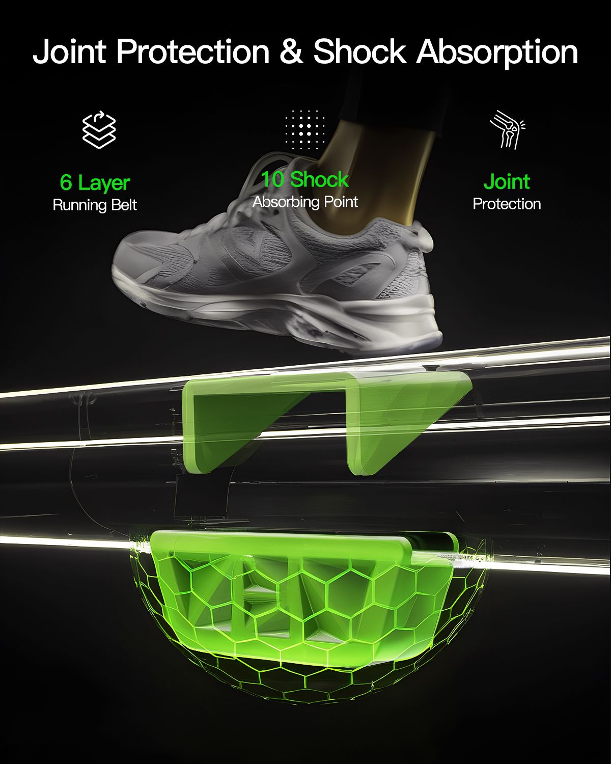 480L-A Under Desk Walking Pad Treadmill