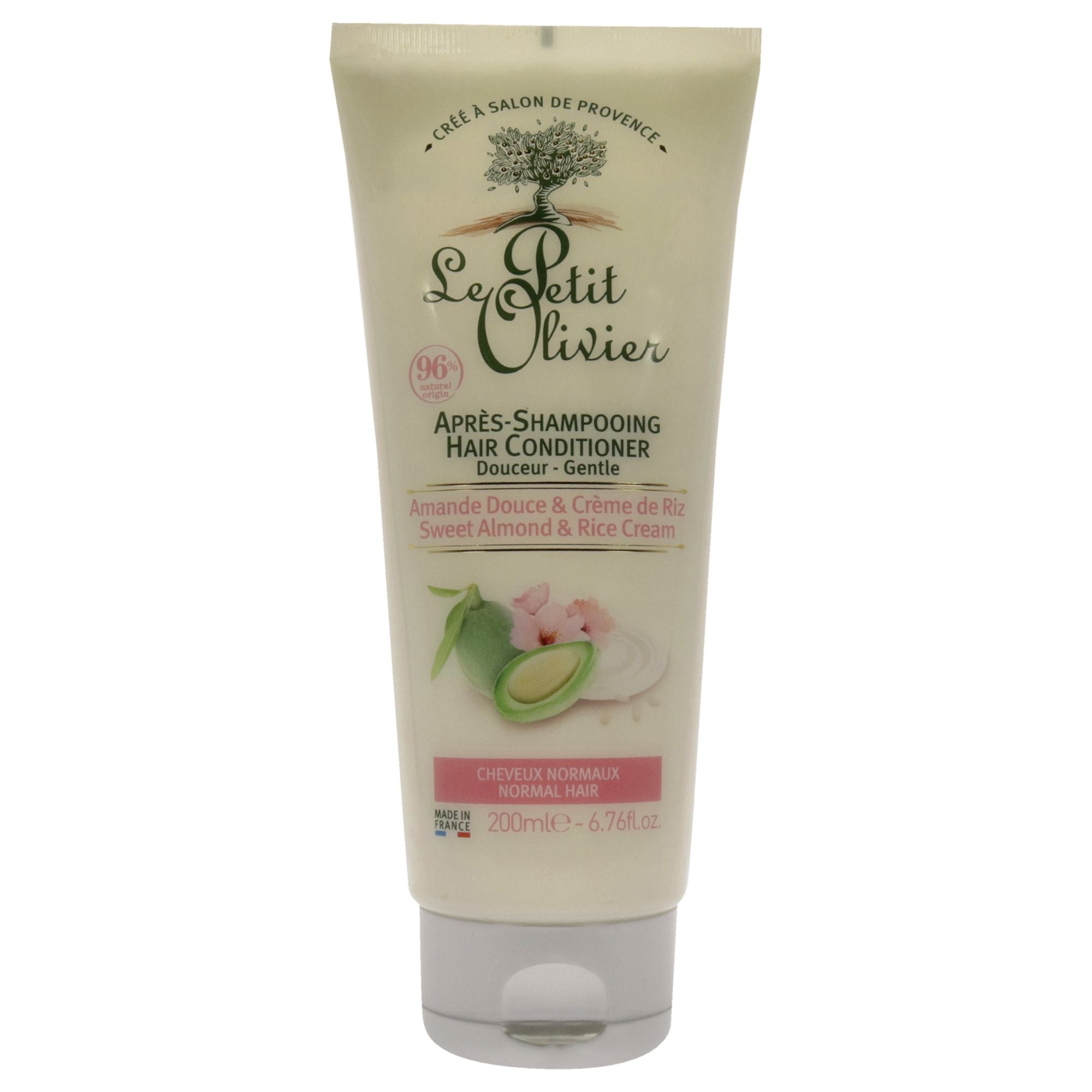 Softening Conditioner - Sweet Almond and Rice by Le Petit Olivier for Women - 6.76 Conditioner