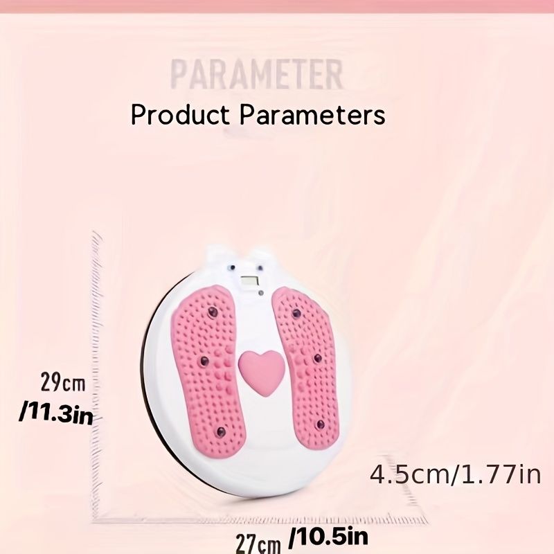 Unisex Waist Twist Board With Smart Timer For Women Men Kids; Exercise Twist Board For Fitness And Sports