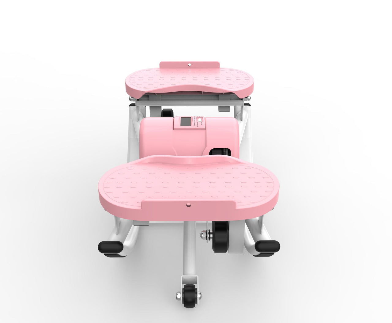 Lateral Stepper for Exercise-Rocking Stepper Machine with Resistance Bands & Anti-Slip Mat and LCD Monitor, Professional Stair Stepper for Home Workout