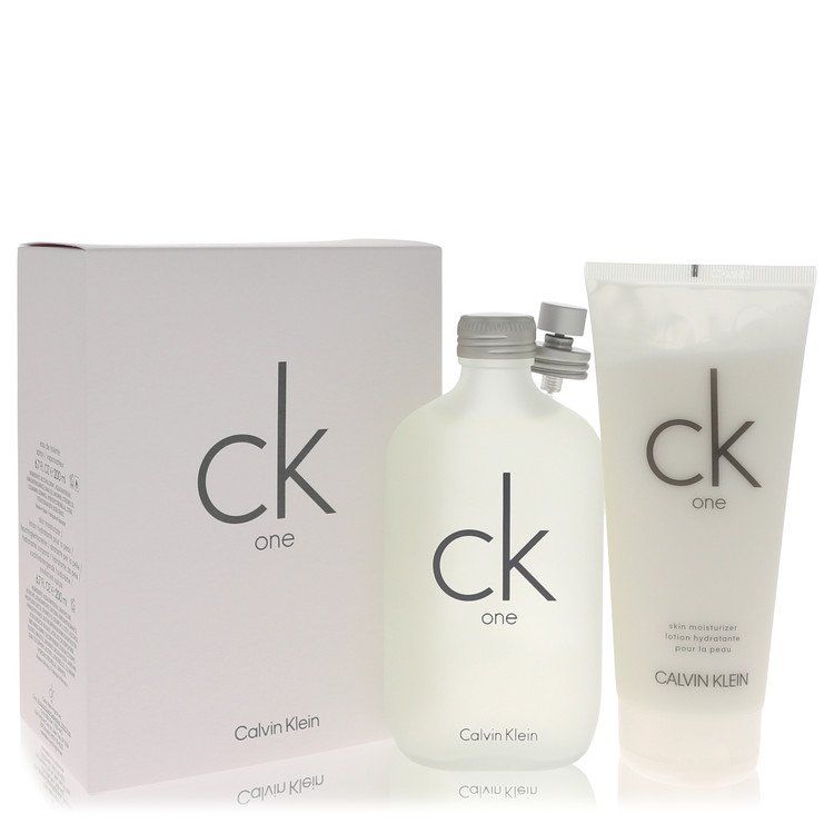 Ck One by Calvin Klein Gift Set - 6.7 oz Eau De Toilette Spray + 6.7 oz Body Moisturizer
