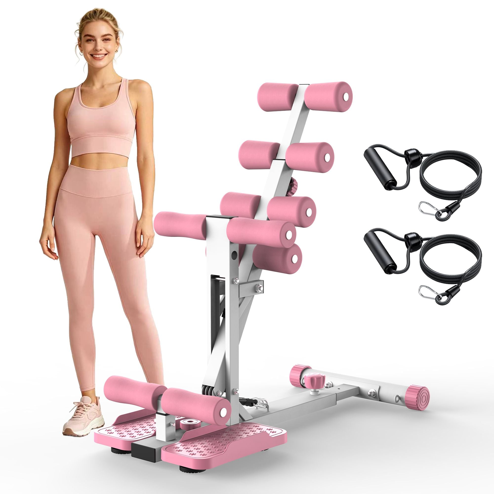 Deep Squat Machine for Home-Glutes Trainer Machine with Resistance Bands Squat Assist Trainer for Core & Legs Workout Ideal for Home Gym, Apartment & Office
