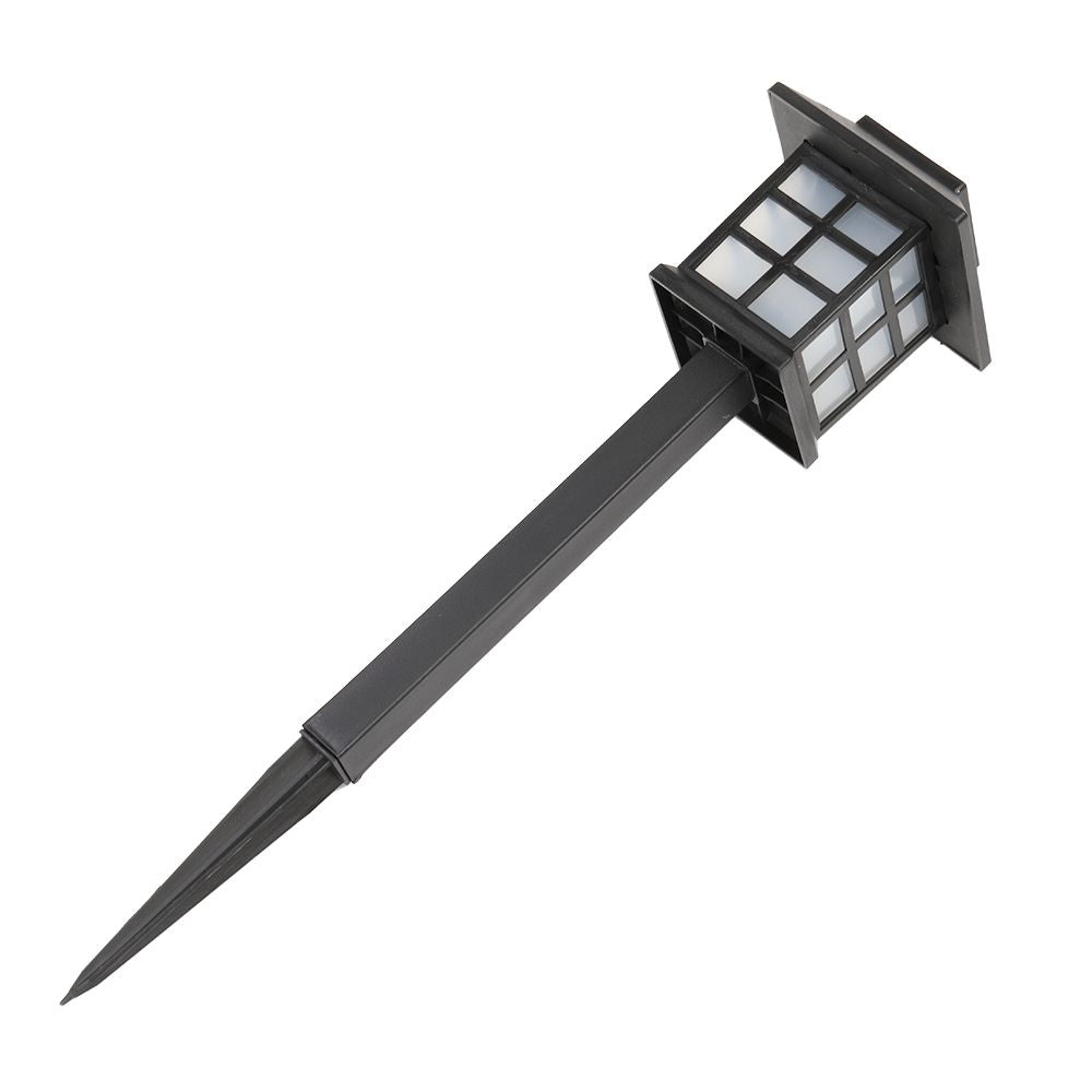 8pcs White LED Solar Lantern Torch Light Garden Landscape Lighting