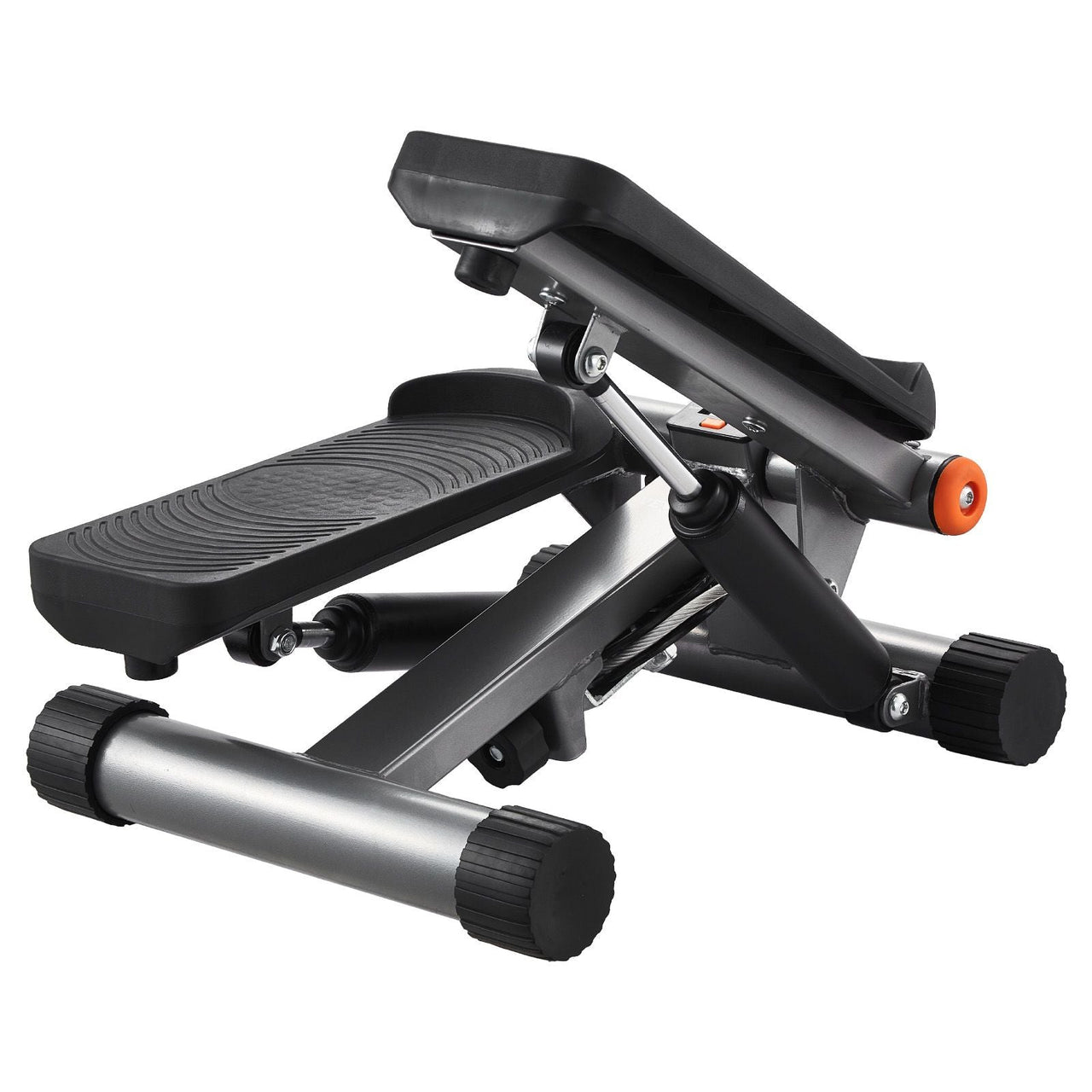 Stair Stepper, Mini Stepper for Exercise at Home, Hydraulic Fitness Stepper with Resistance Bands, Full Body Workout Cardio Equipment, Stair Climber with LCD Monitor, 330LBS Load Capacity