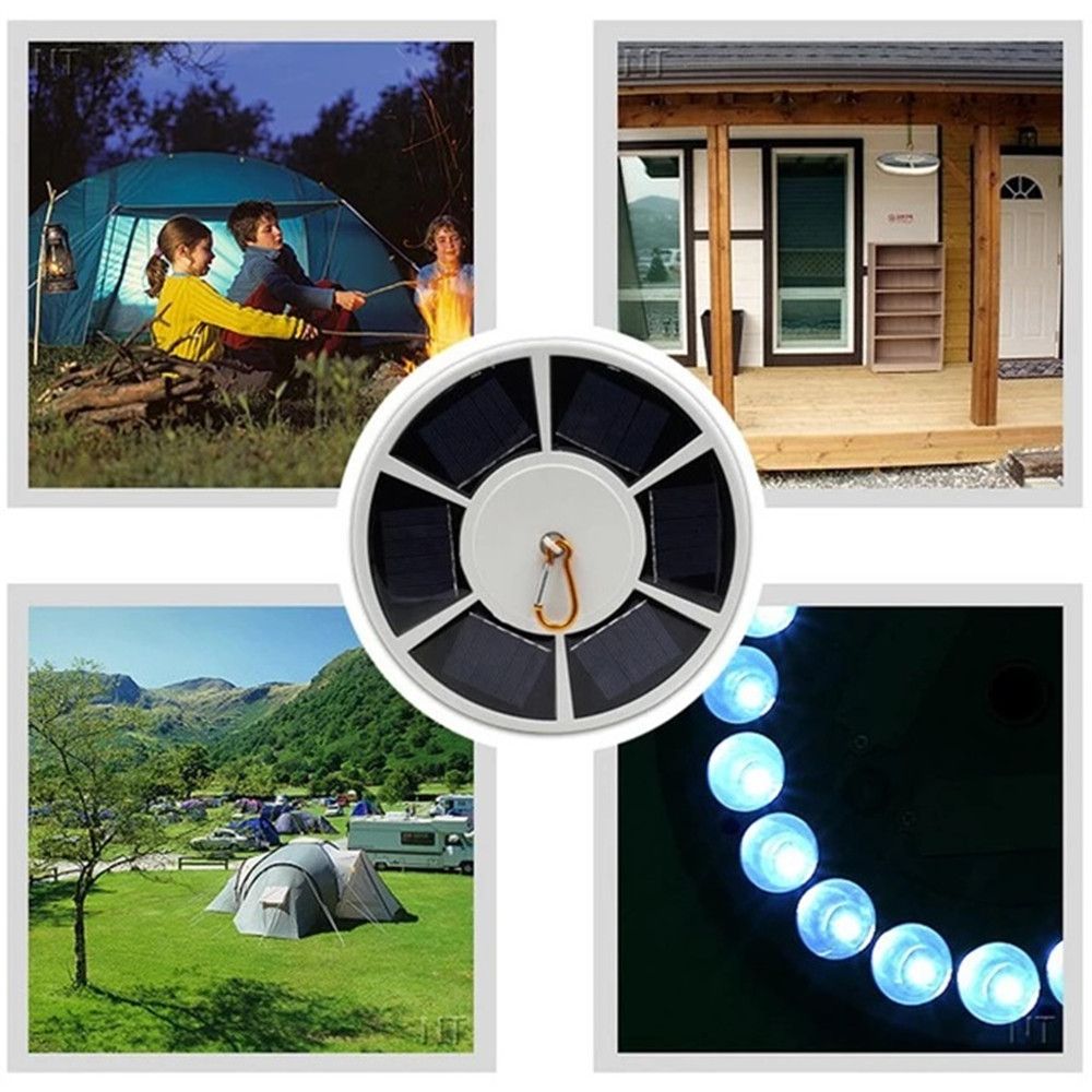 42 LED Solar Flagpole Light Garden Umbrella Light Outdoor Waterproof Landscape Street Flag Pole Lamp For Tent Camping(TK Temu Self Collection)