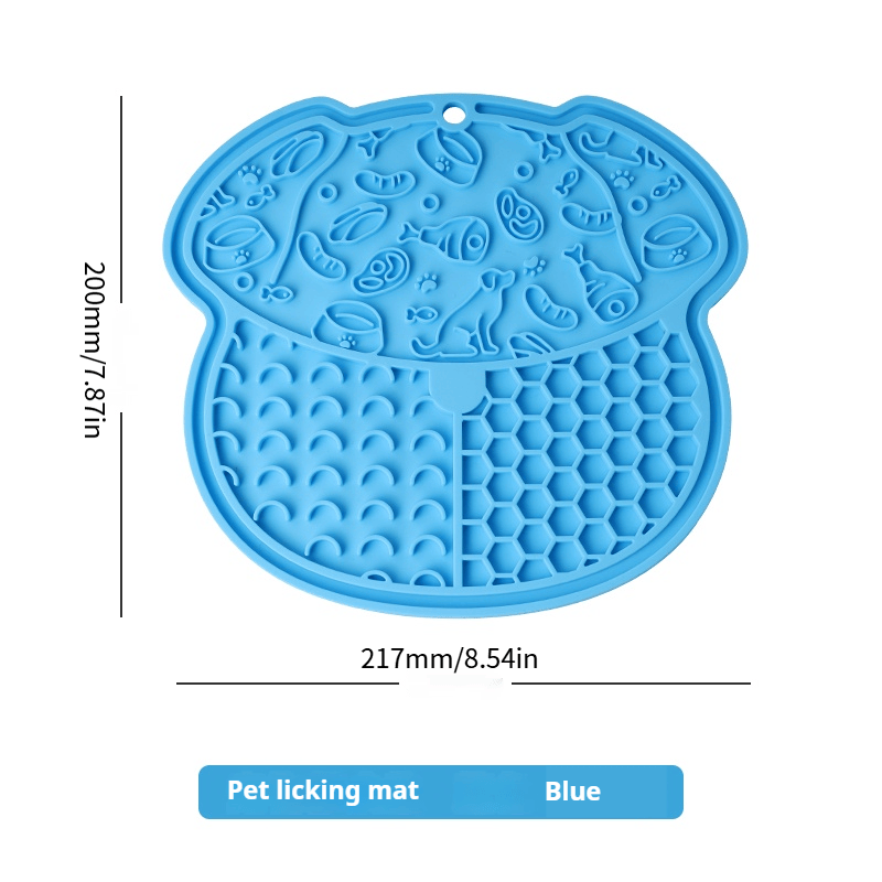 Lick Mat for Dogs and Cats Dog Slow Feeder Mat with Strong Suction