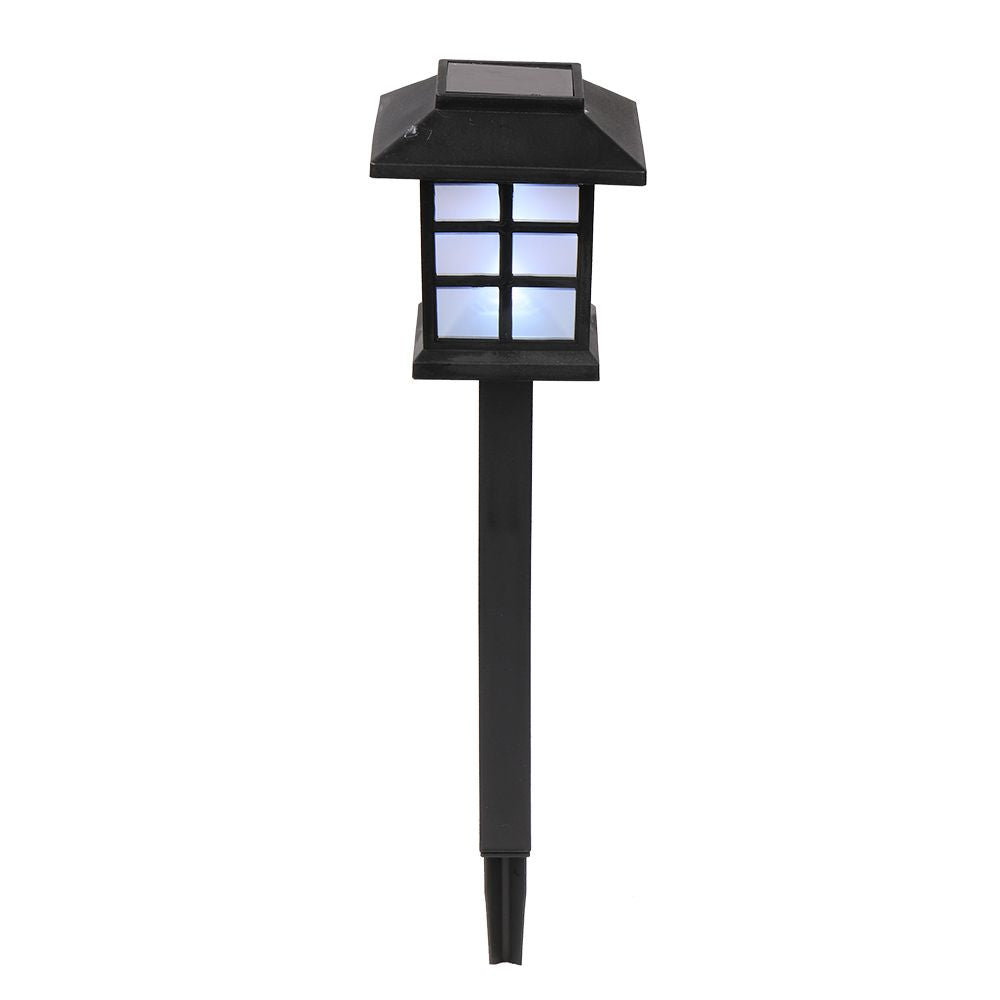 8pcs White LED Solar Lantern Torch Light Garden Landscape Lighting