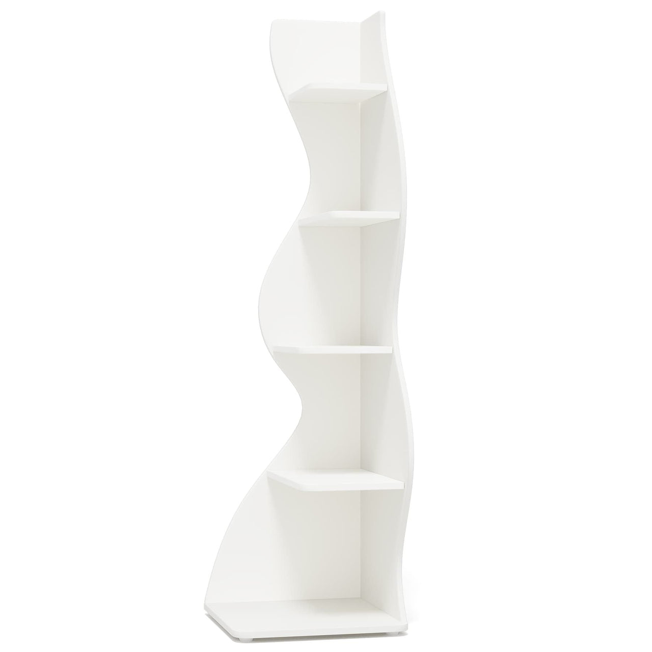 Modern Wall Corner Bookshelf Bookcase