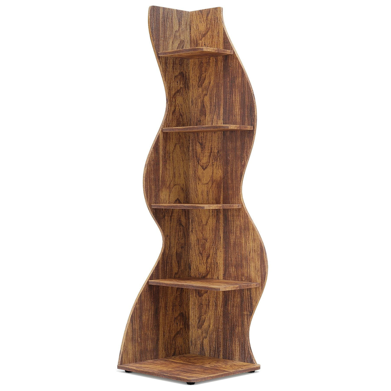 Modern Wall Corner Bookshelf Bookcase