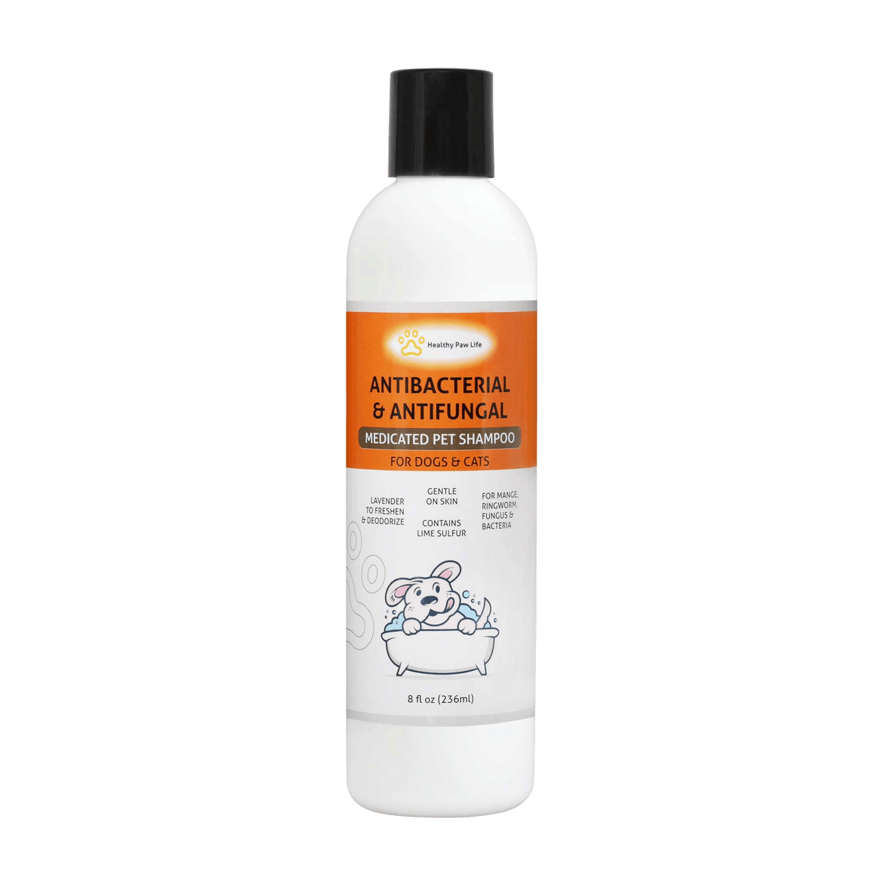 Lime Sulfur Pet Shampoo - Pet Care and Veterinary Solution for Itchy and Dry Skin - Safe for Dog;  Cat;  Puppy;  Kitten;  Horse