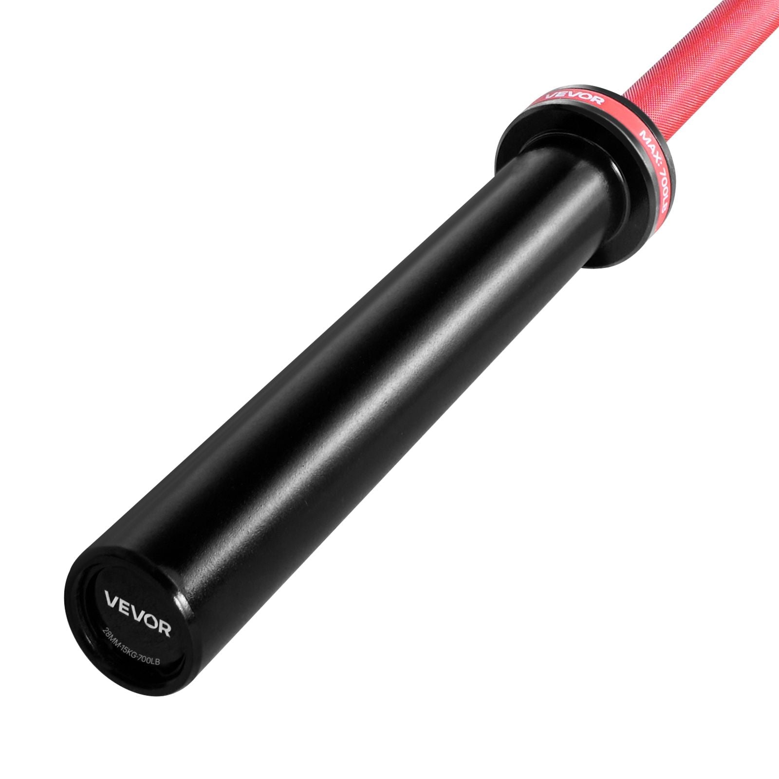 6FT Barbell Bar, Fits 2-Inch Weight Plates, Barbell Bar with Knurled Grip for Strength Training, Weightlifting, Squat, Deadlift, Bench Press, Curl, Overhead Press, 700lbs/317kg Capacity