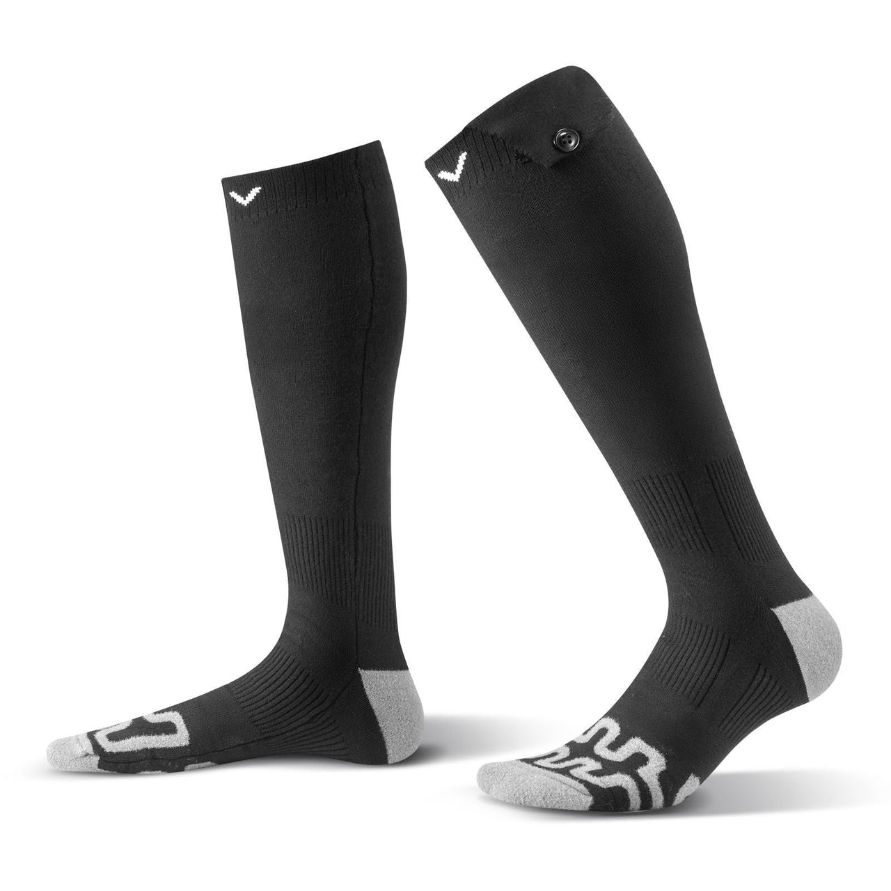 Heated Socks, 5000mAh Battery Powered, Rechargeable Heating Socks with 4 Heating Levels, Electric Heated Sock for Men Women, Foot Warmer for Hunting Riding Camping Hiking Skiing, Outdoor Work