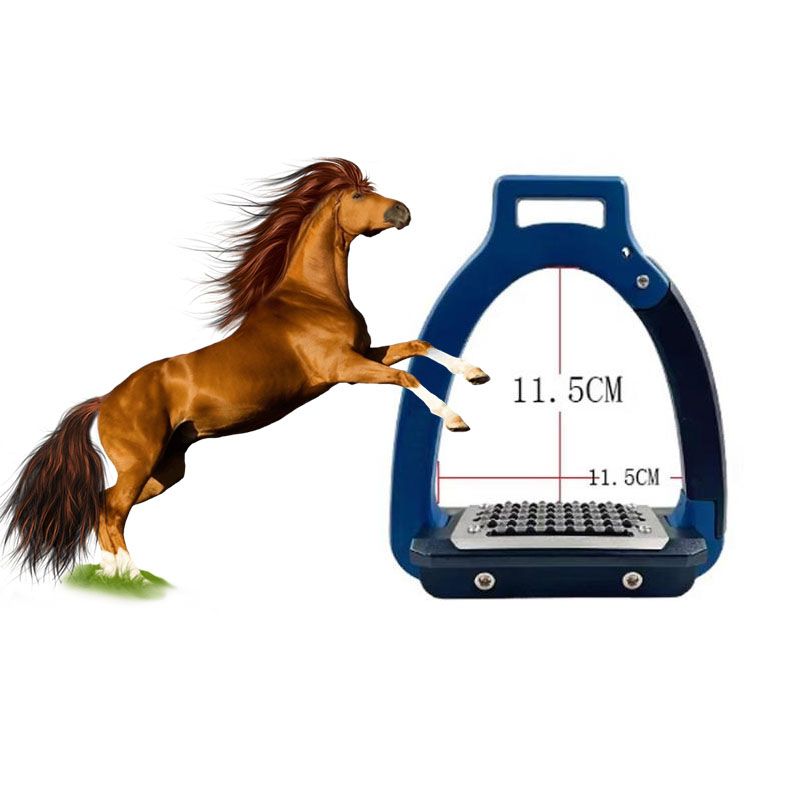 1pair Side-Opening Safety Stirrup for Horse Racing