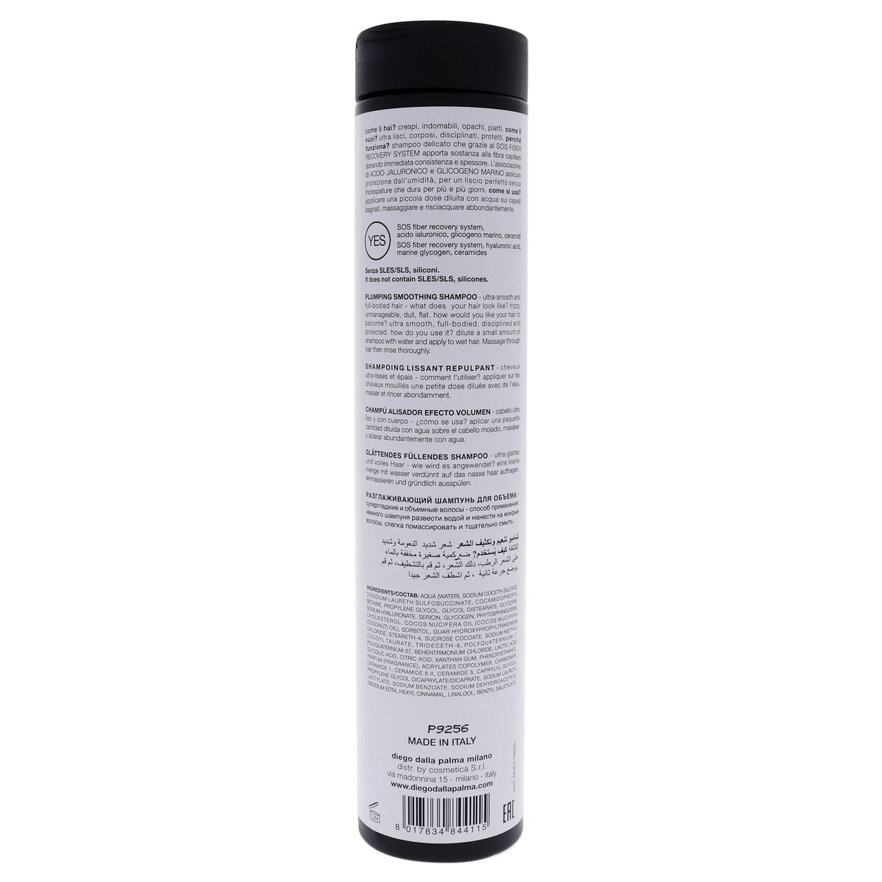 Plumping Smoothing Shampoo by Diego Dalla Palma for Unisex - 8.5 oz Shampoo
