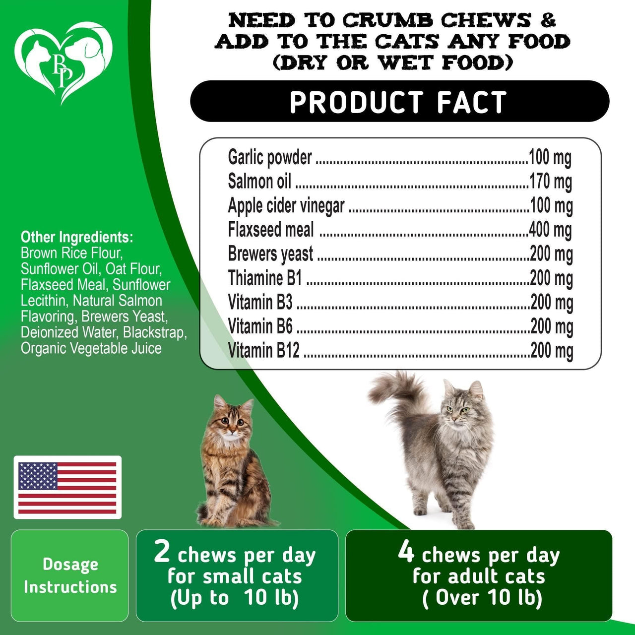 Flea and Tick Prevention Chewable Pills for Cats Revolution Oral Flea Treatment for Pets Pest Control & Natural Defense Chewables Small Tablets Salmon Fish Taste