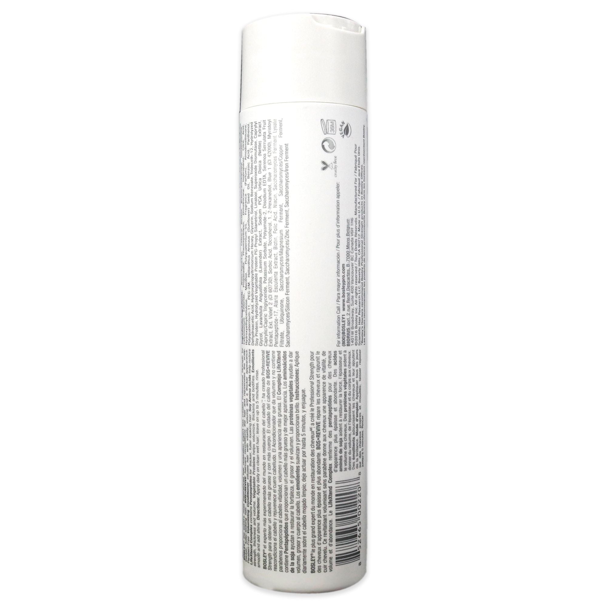 Bos Revive Volumizing Conditioner Non Color-Treated Hair by Bosley for Unisex - 10.1 oz Conditioner