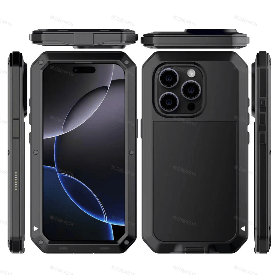 Rugged Shockproof Phone Case for iPhone 11/12/13/14/15/16 Plus - Military Grade 10FT Drop Protection Heavy Duty Full-Body Protective Cover with Raised Screen & Camera Edges, Anti-Slip Grip