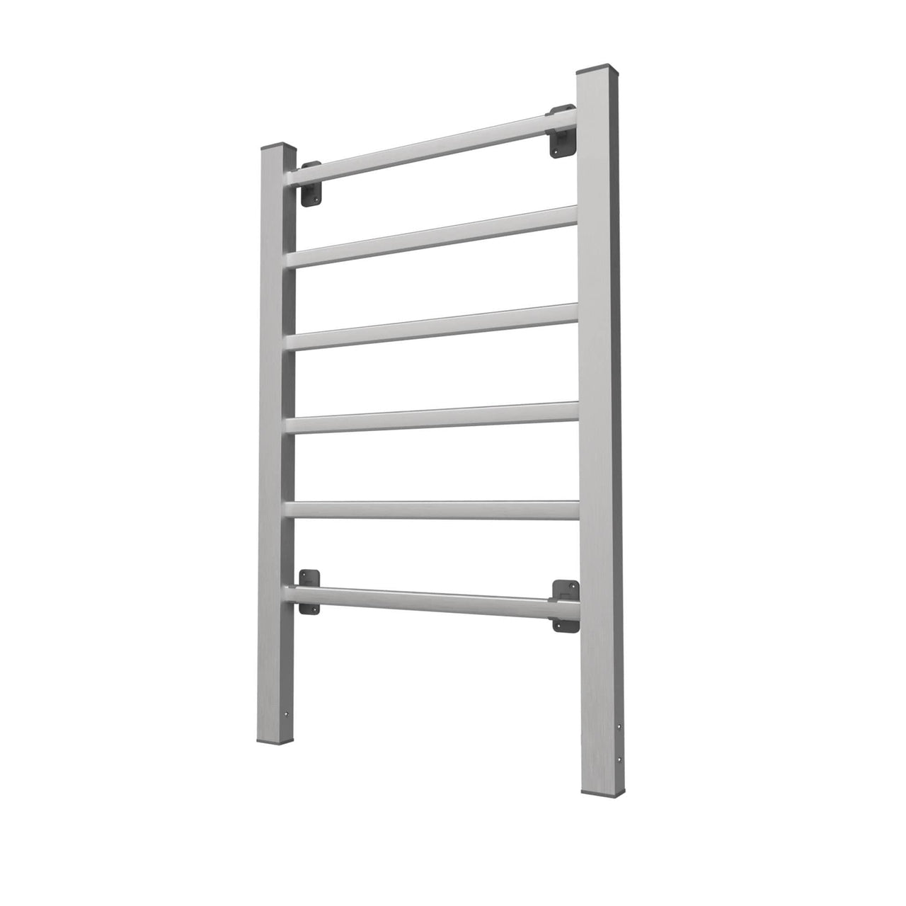 Electric Heated Towel Rack for Bathroom, Wall Mounted Towel Warmer, 6 Stainless Steel Bars Drying Rack