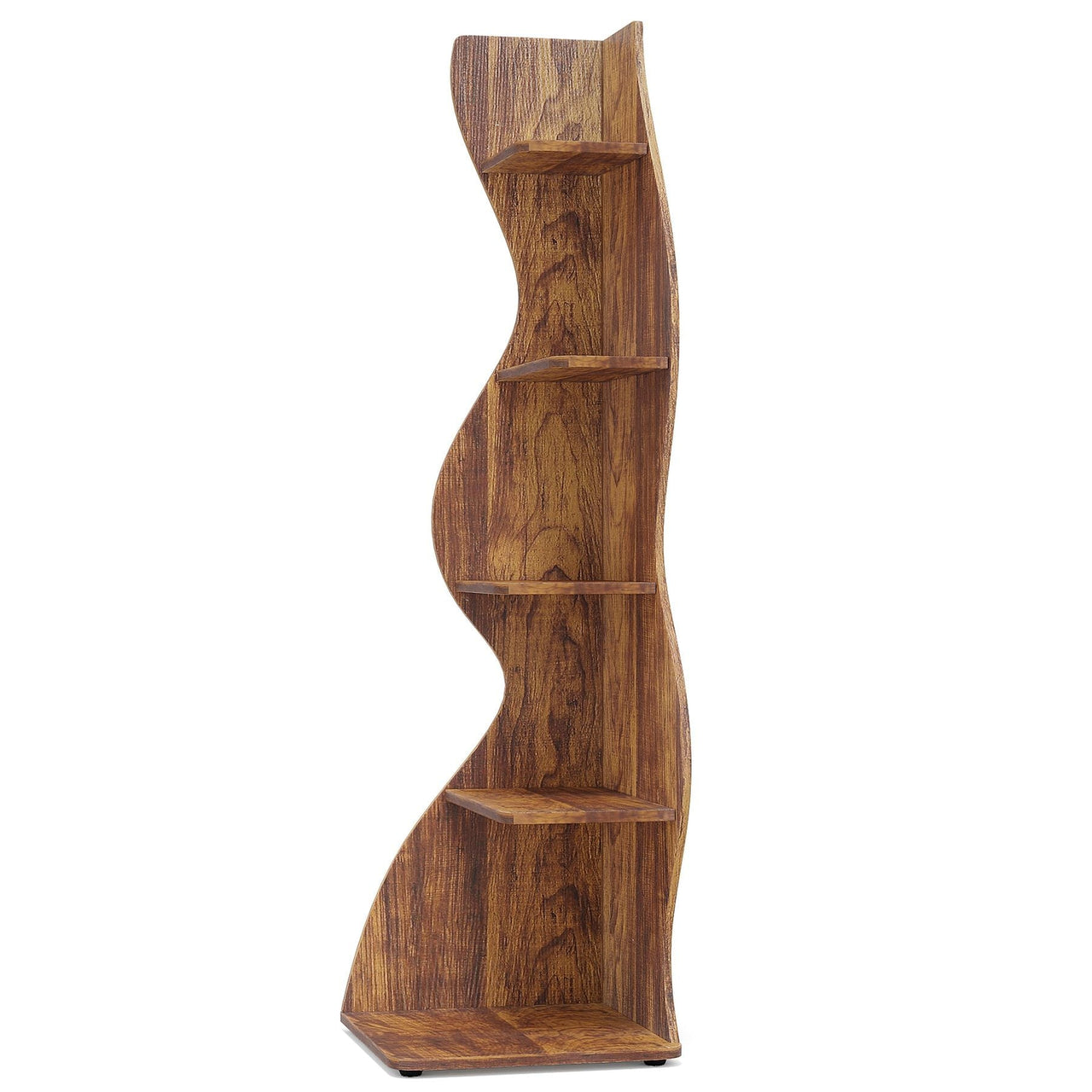 Modern Wall Corner Bookshelf Bookcase
