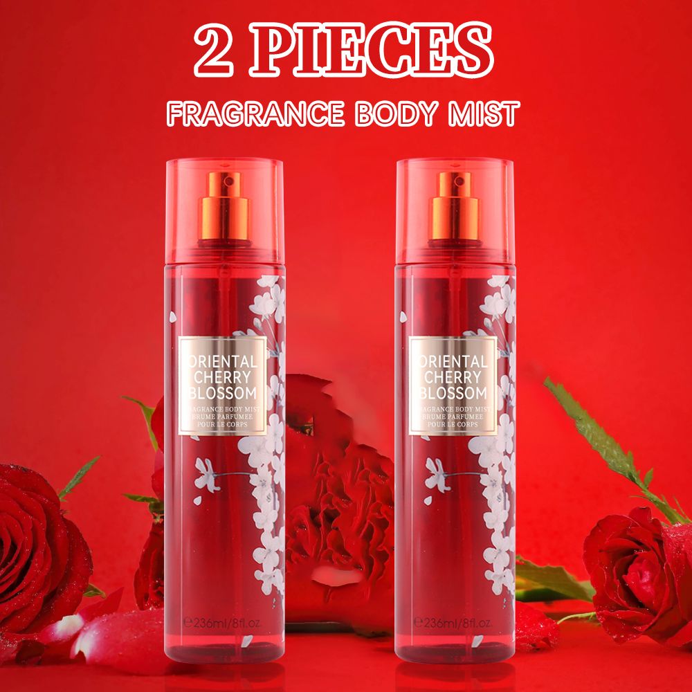 8 Fl.Oz/ Hair And Body Mist for Women, Floral Scented Spray, Refreshing Body Mist, Enduring Fragrance, Ideal for Everyday Use, Dates, Celebrations, And Gifting