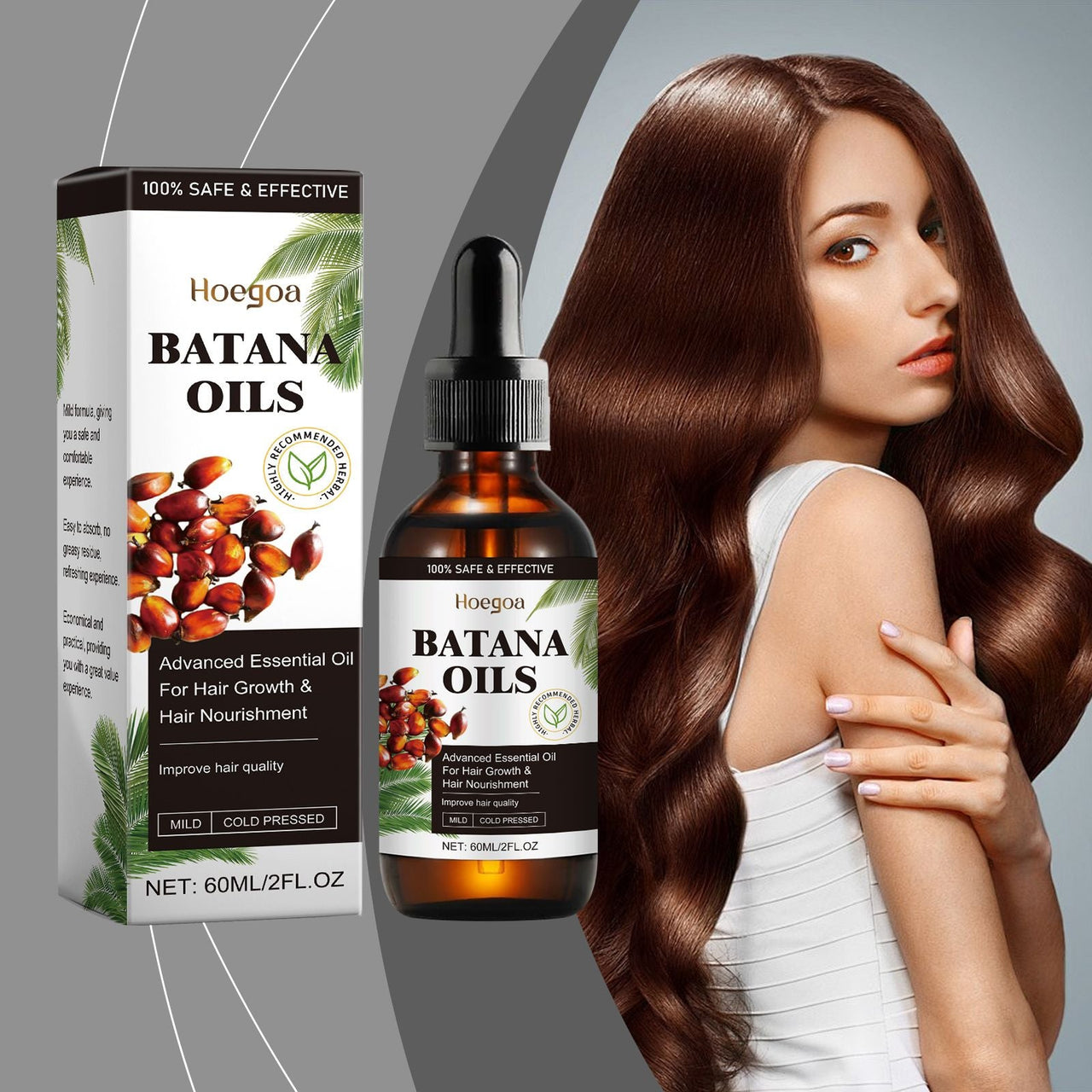 Hoegoa Batana Hair Care Essential Oil Gently Moisturizes And s Dry Hair And Dry Hair And Smooth Hair Care Essential Oil