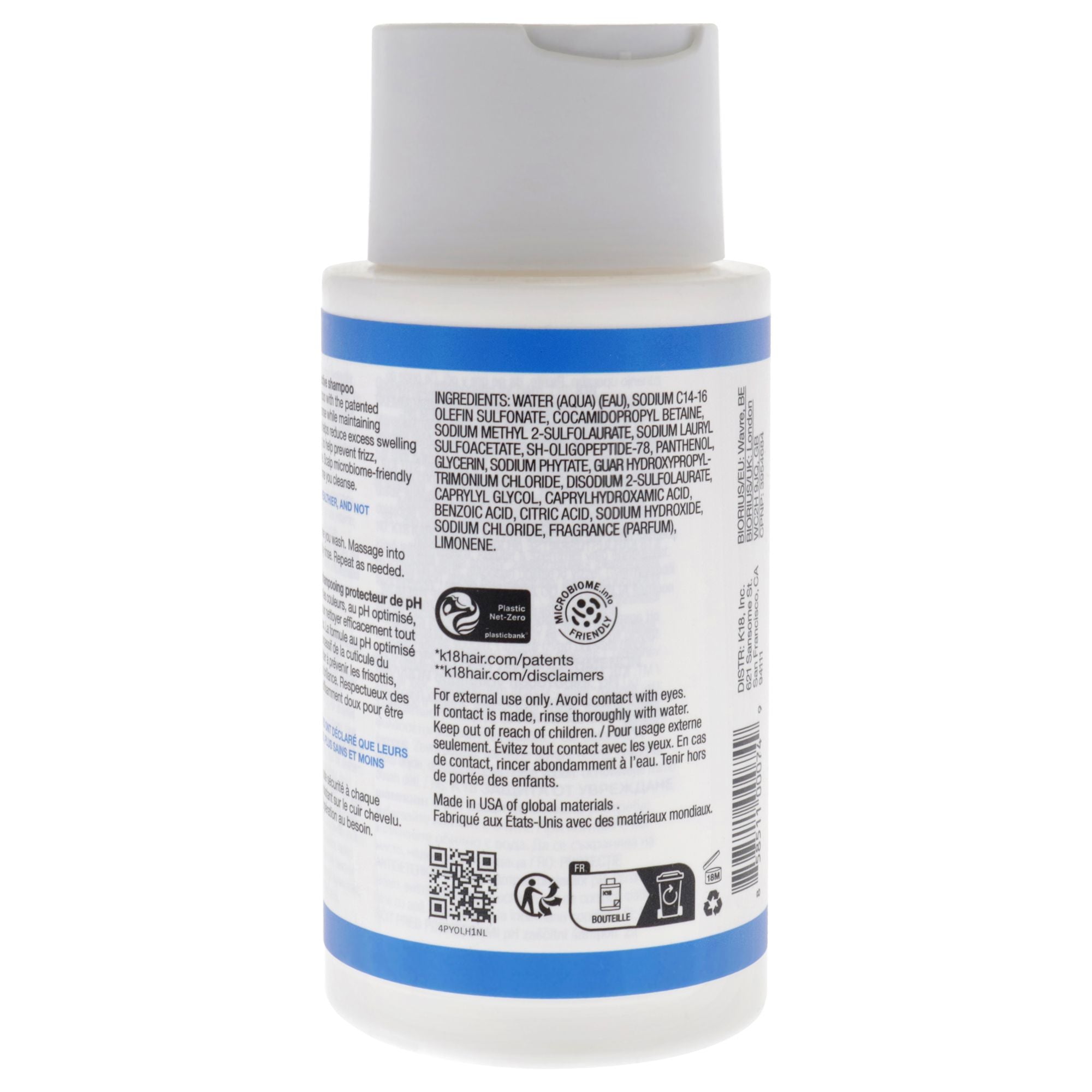 Damage Shield PH Protective Shampoo by K18 Hair for Unisex - 8.5 oz Shampoo