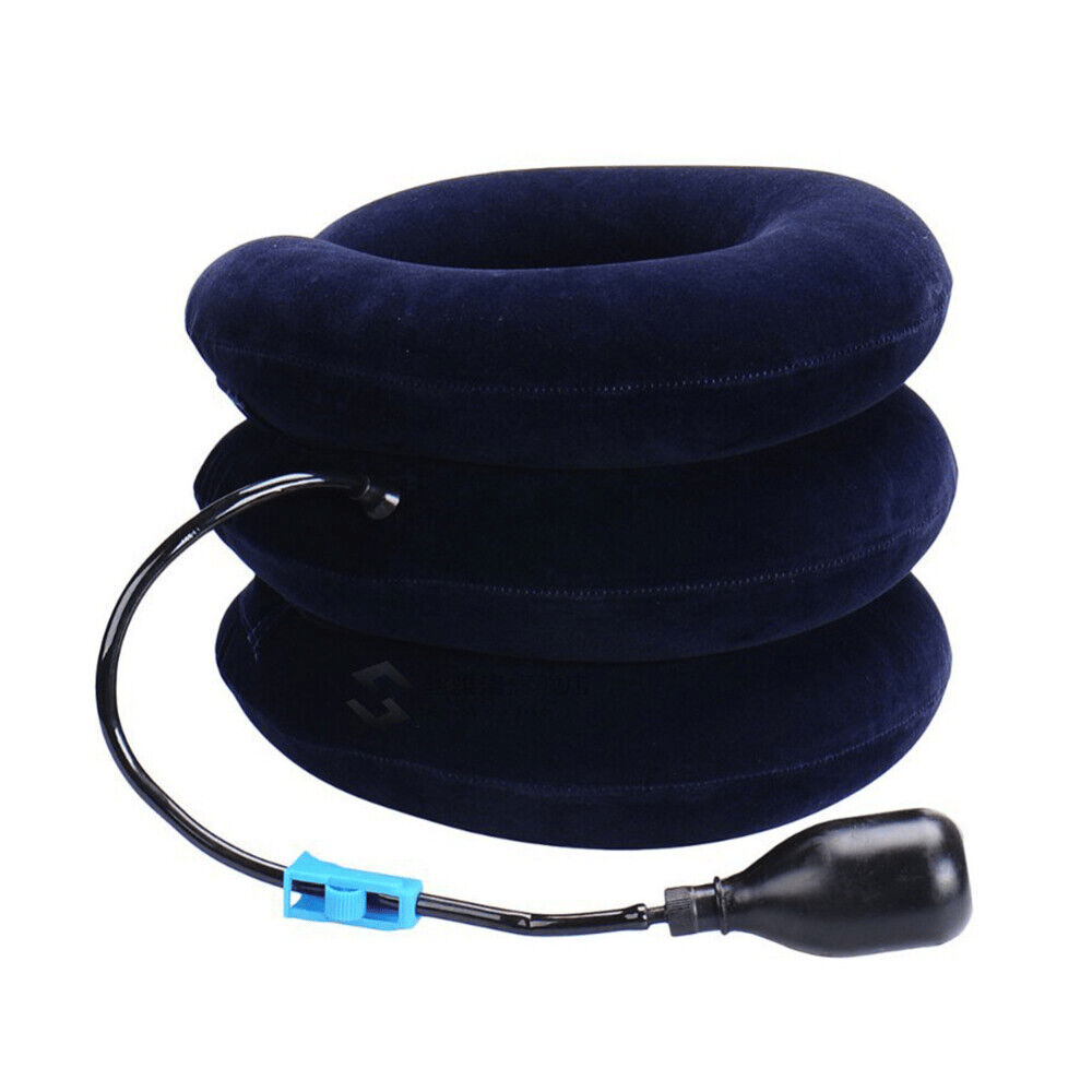 Cervical Neck Traction Device Collar Brace Support Pain Relief Stretcher Therapy