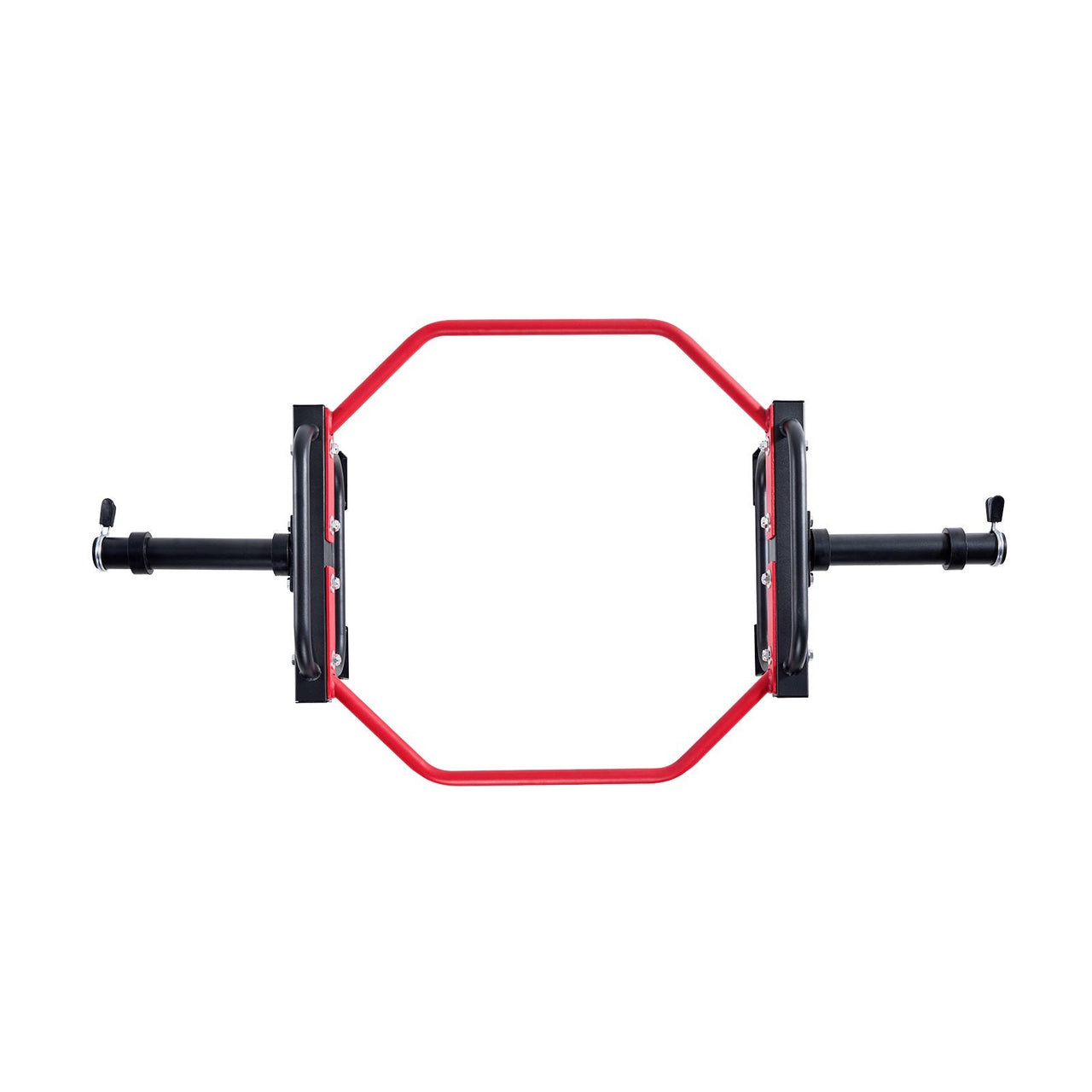 Trap Bar Hex Bar, 2-Inch Hex Barbell, 500 LBS Capacity Shrug Bars, Weightlifting and Strength Training Equipment, Home Gym for Squats, Deadlifts, Shoulder Presses, Red