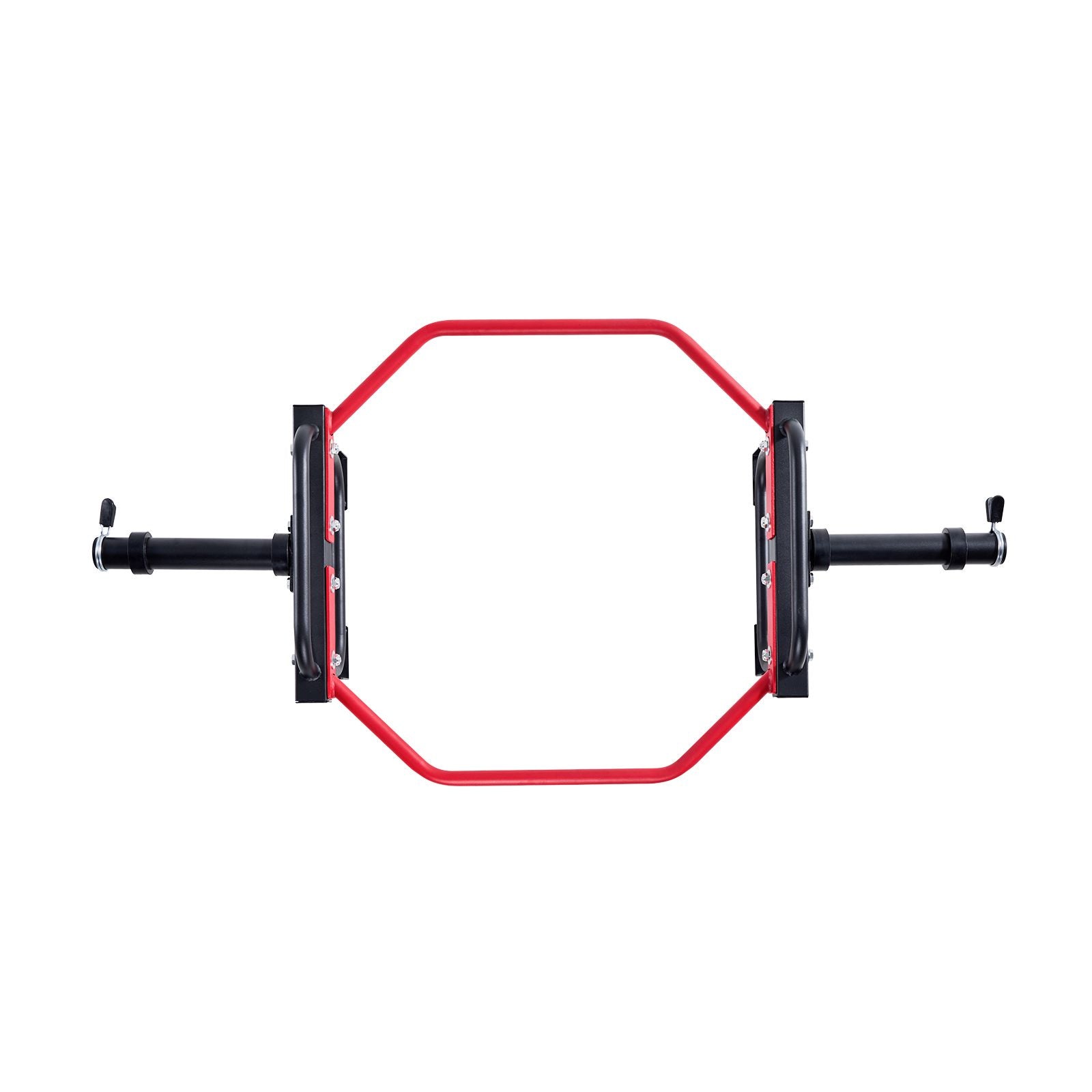 Trap Bar Hex Bar, 2-Inch Hex Barbell, 500 LBS Capacity Shrug Bars, Weightlifting and Strength Training Equipment, Home Gym for Squats, Deadlifts, Shoulder Presses, Red