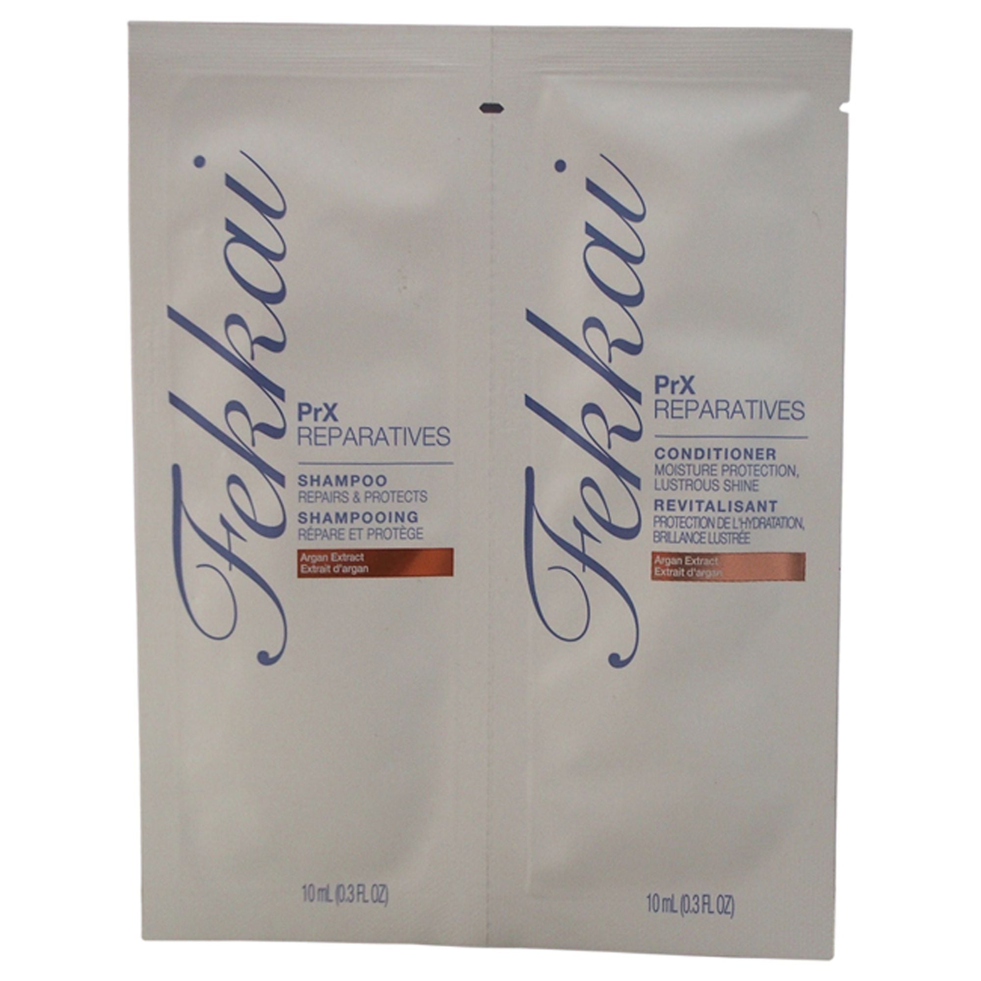 PRX Reparatives Shampoo & Conditioner Duo by Frederic Fekkai for Unisex - 2 x 0.3 oz Shampoo & Conditioner